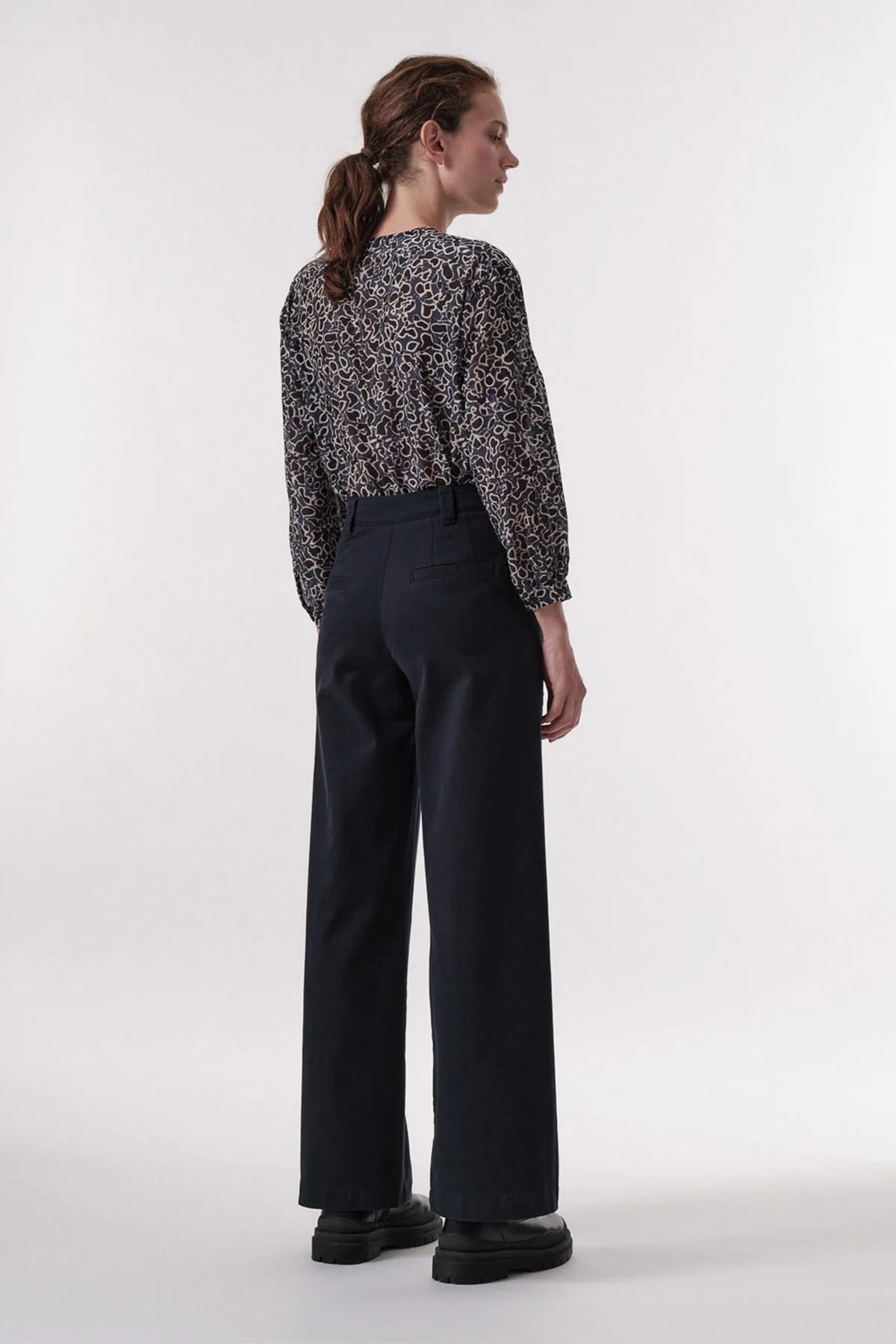 High Waist Marlene Pants Atlantic LANIUS