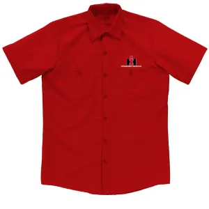 IH Button Up Shirt in Red
