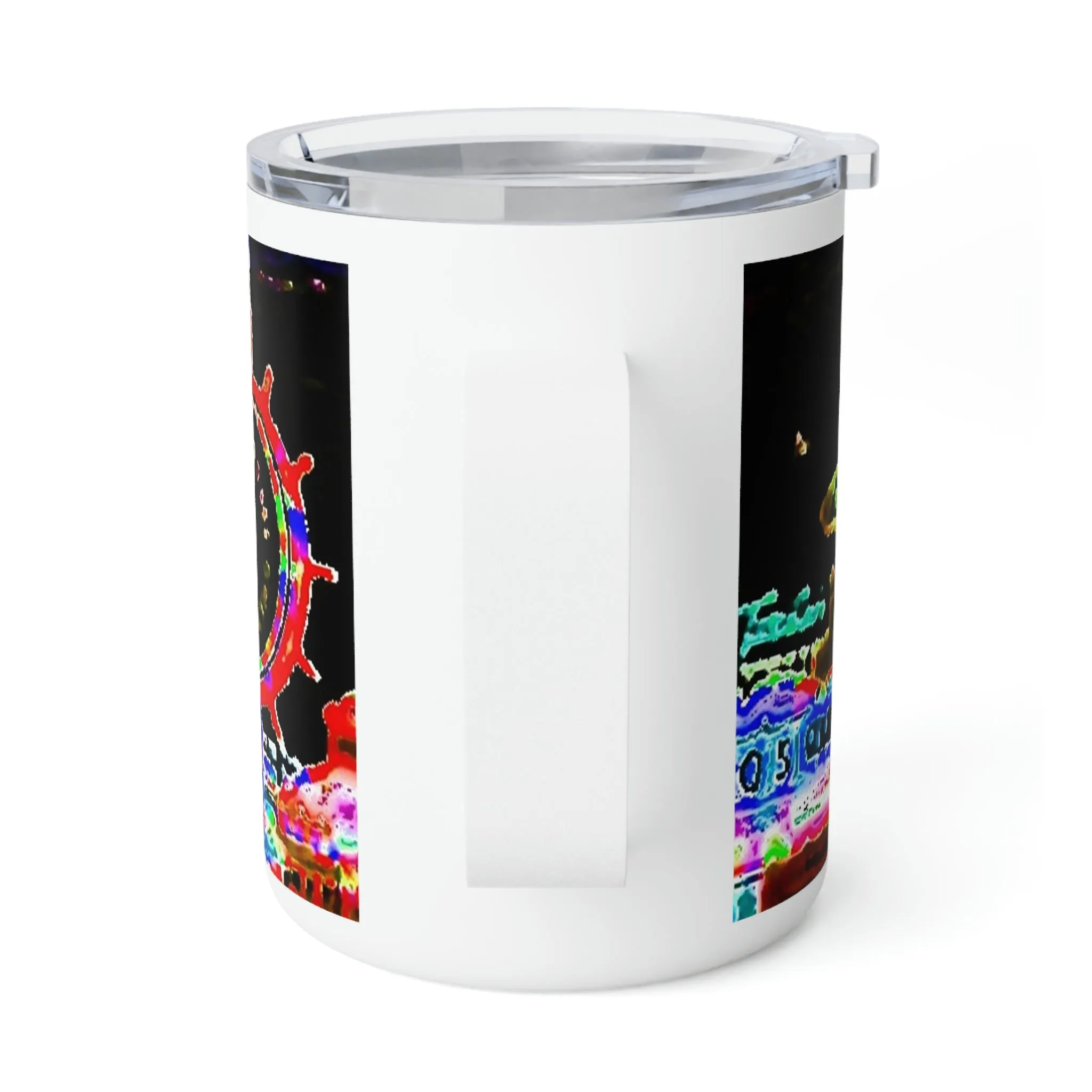 Insulated Coffee Mug, 10oz ... "No.9 Fishermen's Grotto - Fishermen's Wharf, SF, California" ... Family Archives: 1970's ... Original Works ...