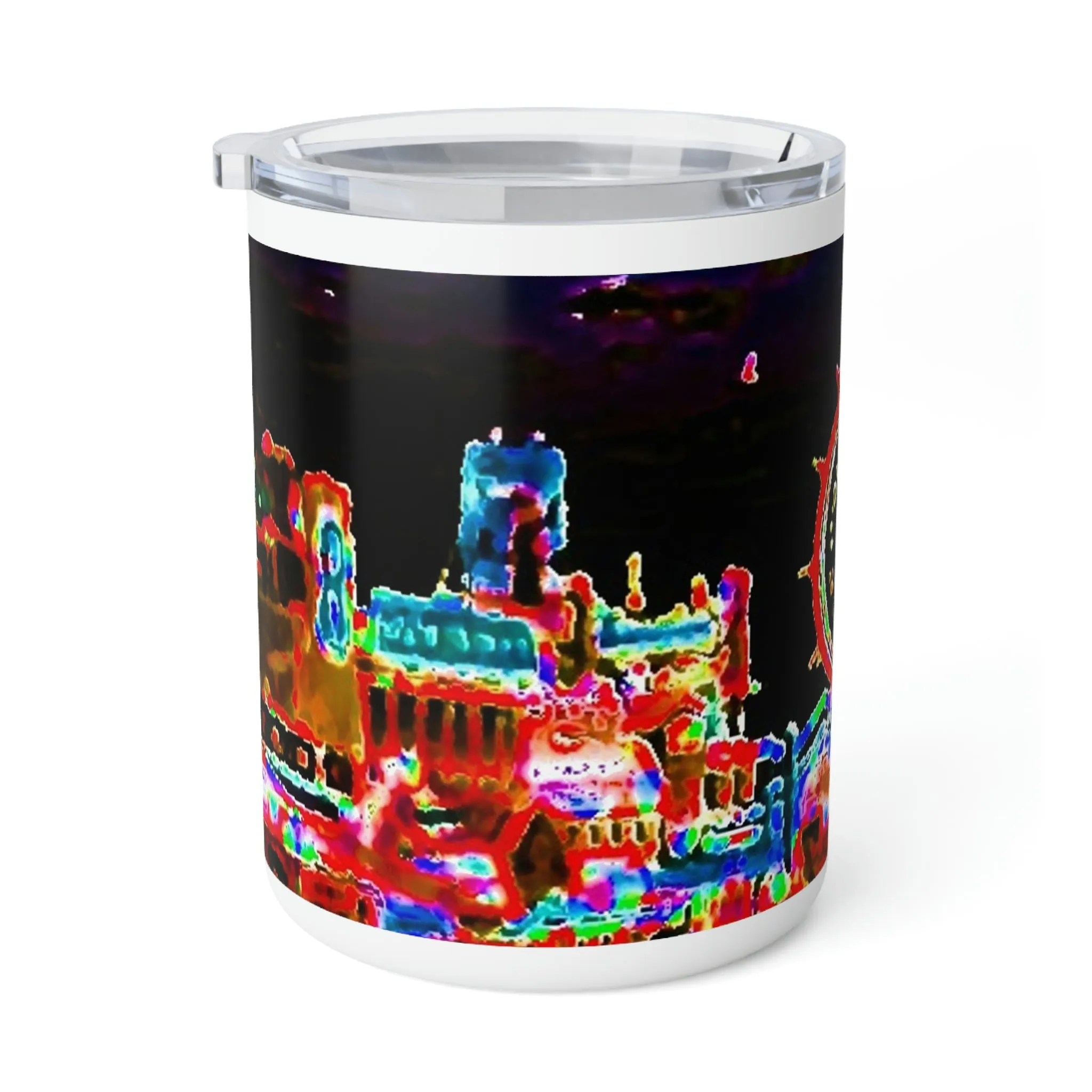 Insulated Coffee Mug, 10oz ... "No.9 Fishermen's Grotto - Fishermen's Wharf, SF, California" ... Family Archives: 1970's ... Original Works ...