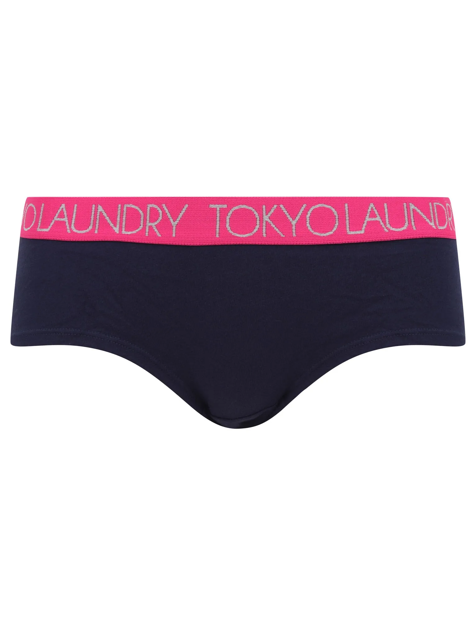 Jenny 2 (5 Pack) Assorted Hipster Briefs In Beetroot Pink / Light Grey Marl / Peacoat Blue / Imperial Purple - Tokyo Laundry