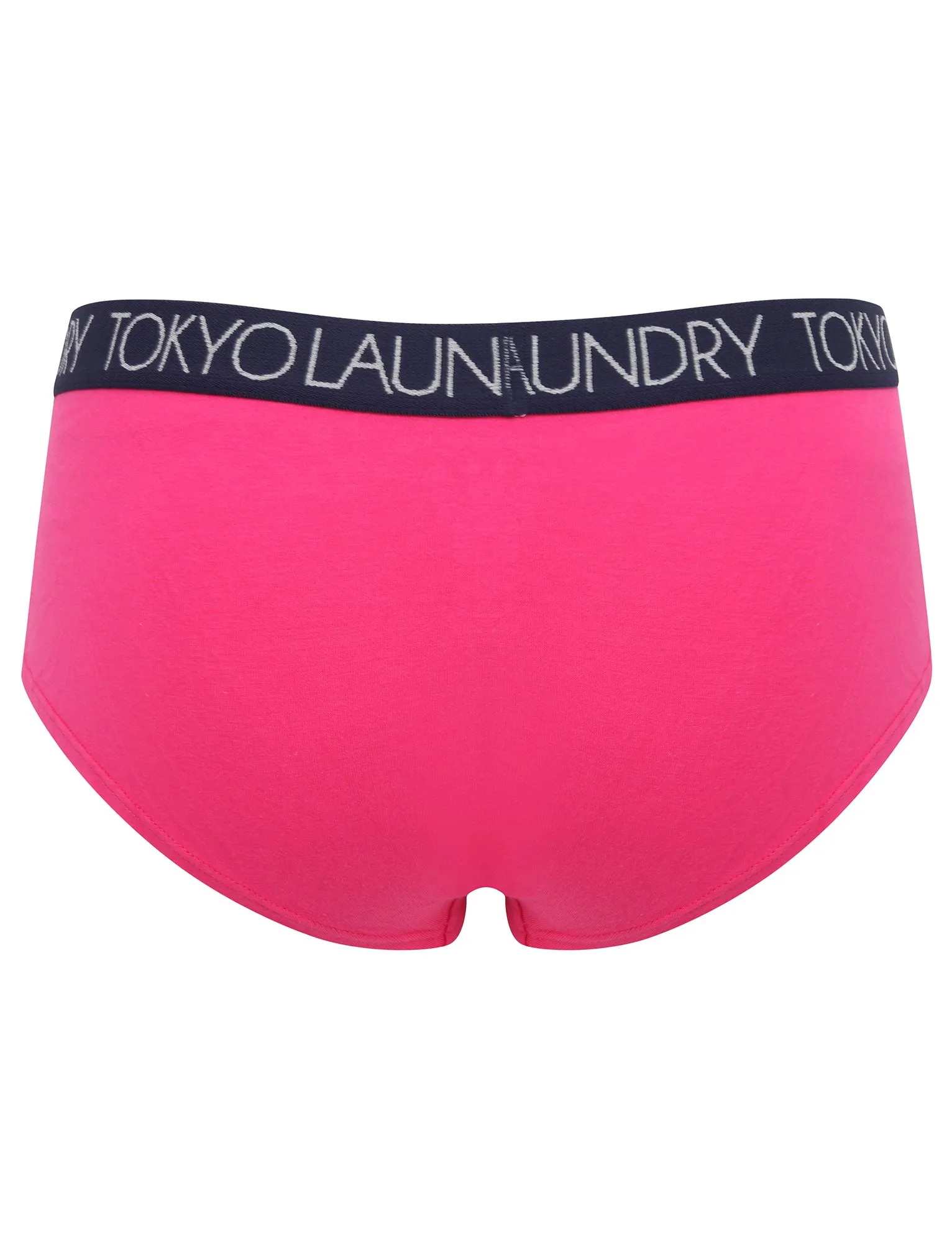Jenny 2 (5 Pack) Assorted Hipster Briefs In Beetroot Pink / Light Grey Marl / Peacoat Blue / Imperial Purple - Tokyo Laundry