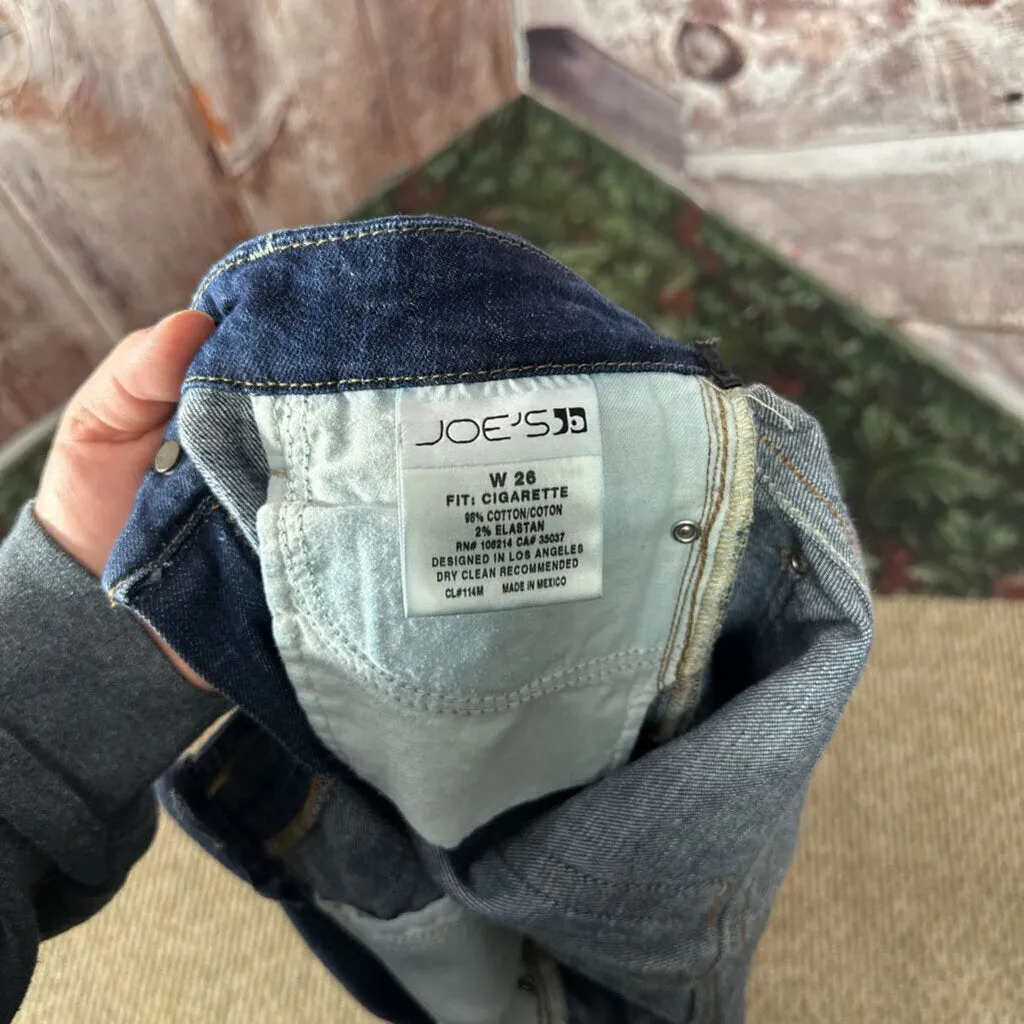 JOE'S BLUE SKINNY JEANS SZ 26/4 D2C