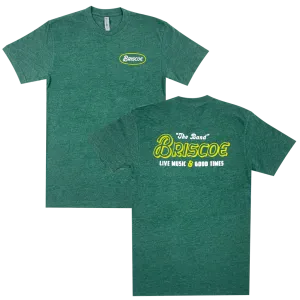 LIVE MUSIC & GOOD TIMES HEATHER GREEN T-SHIRT