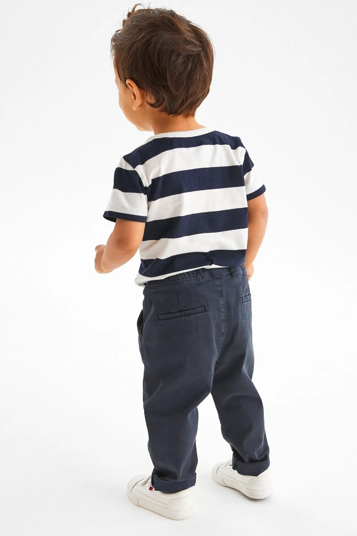 Loose Fit Pull-On Chino Trousers