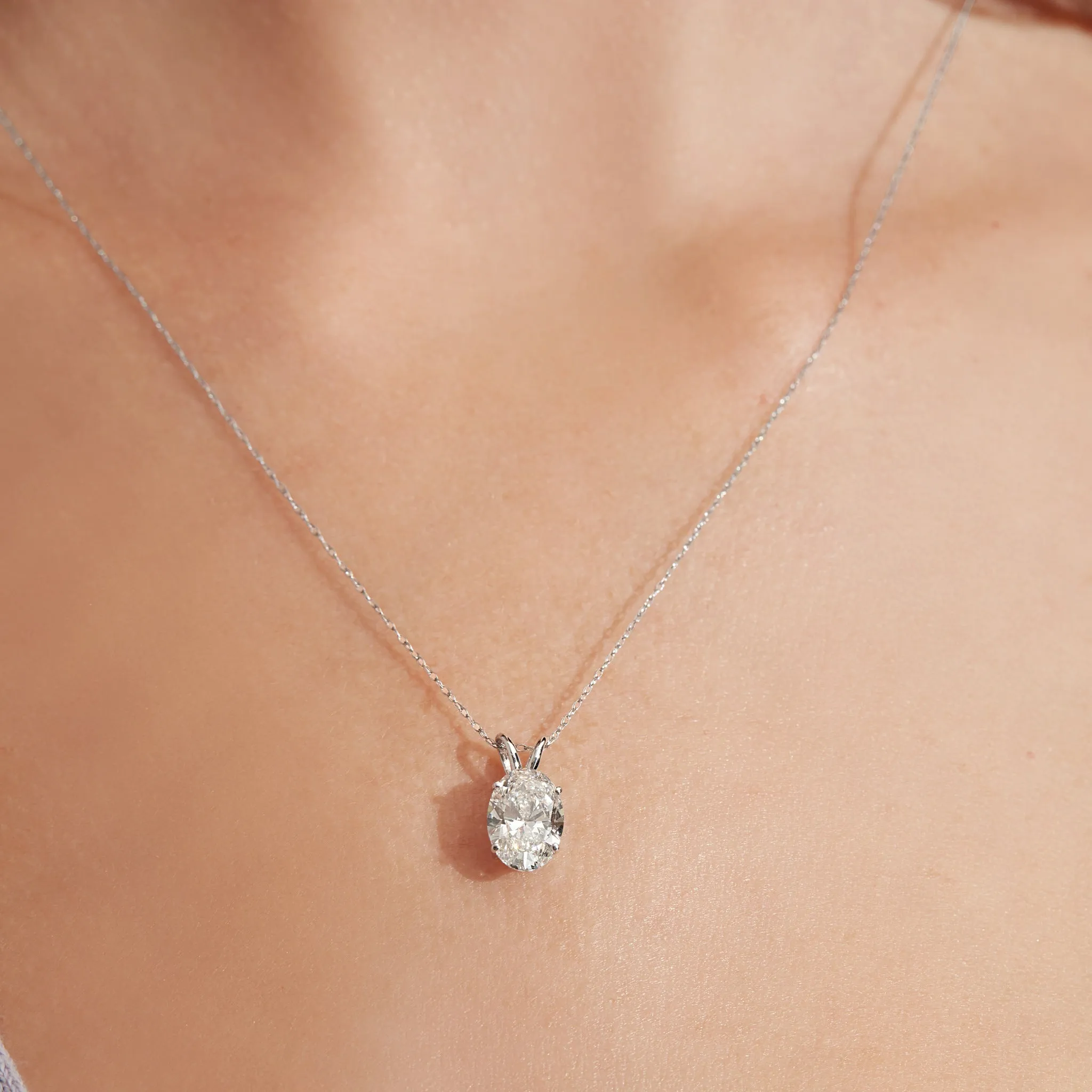 Lumeniri Oval Classic 2.00cttw Pendant