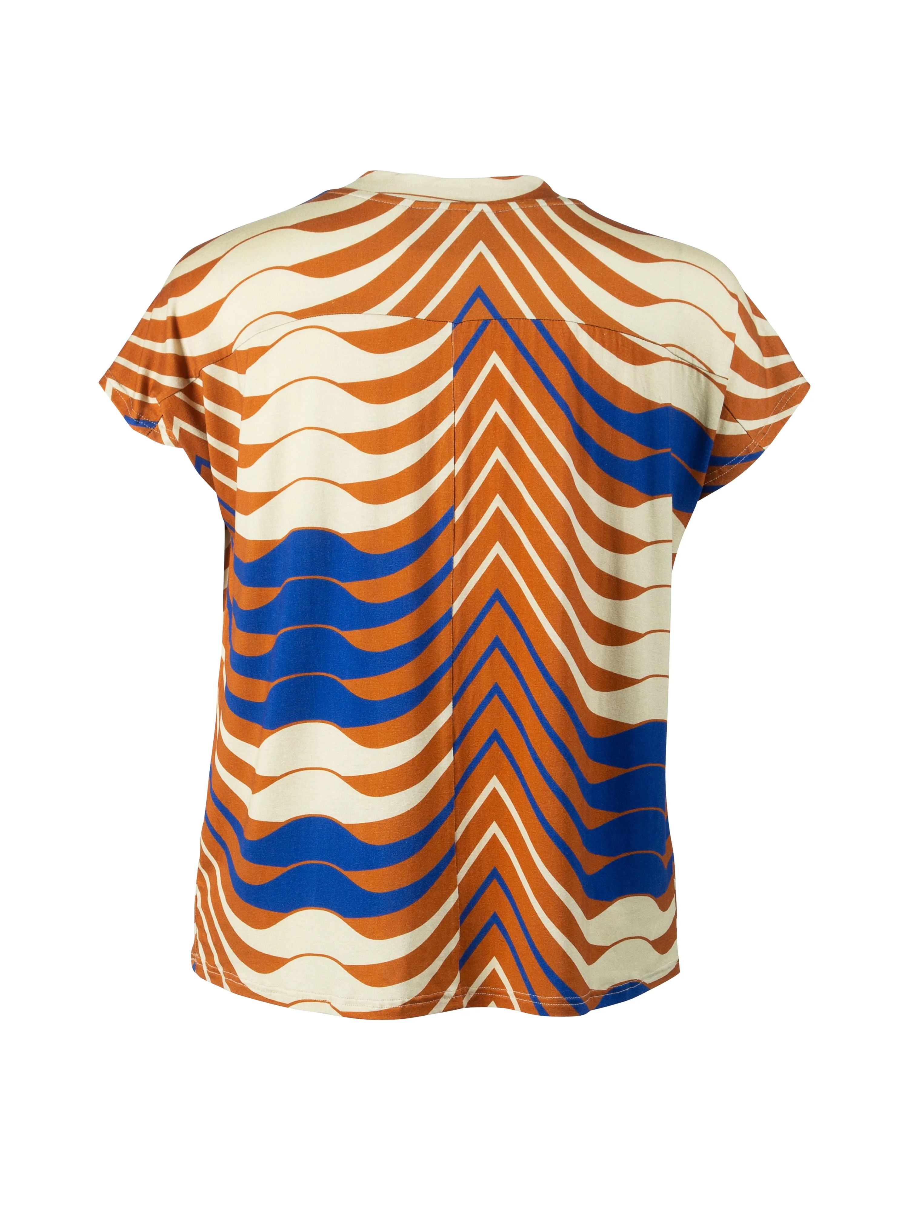 MACIE T-SHIRT - Cognac Mix