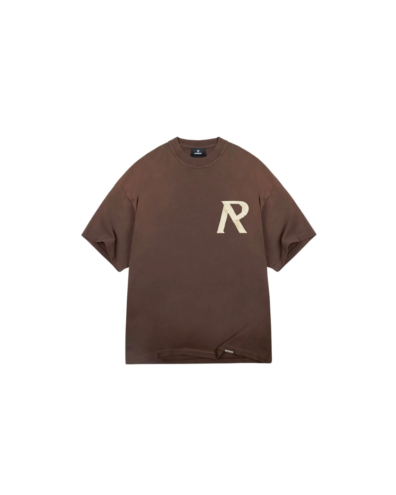 Masking Tape Initial T-shirt - Cedar