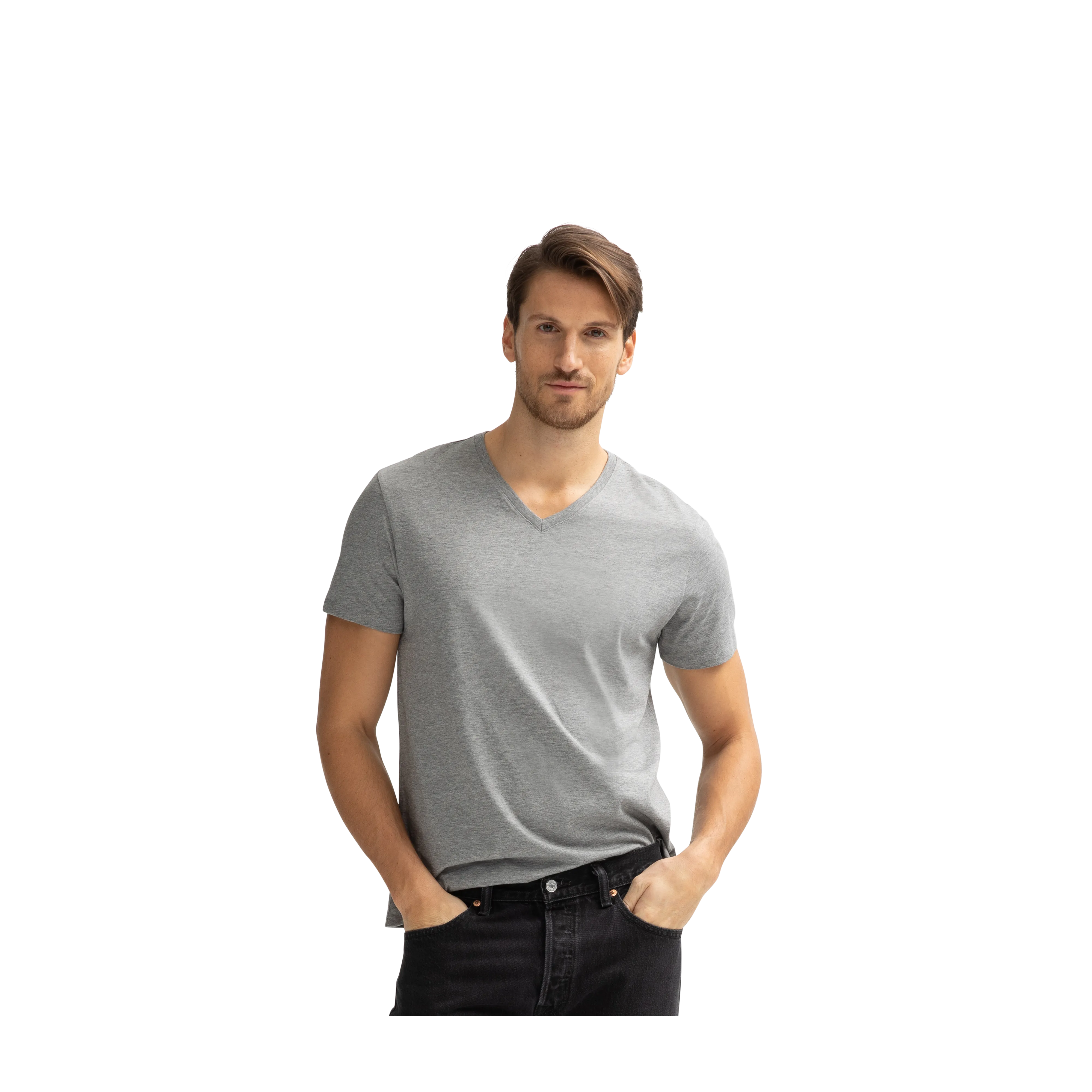 Men's Pima Cotton V-Neck T-Shirt