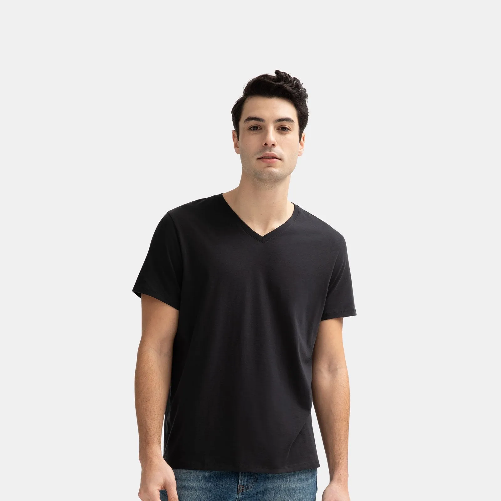 Men's Pima Cotton V-Neck T-Shirt