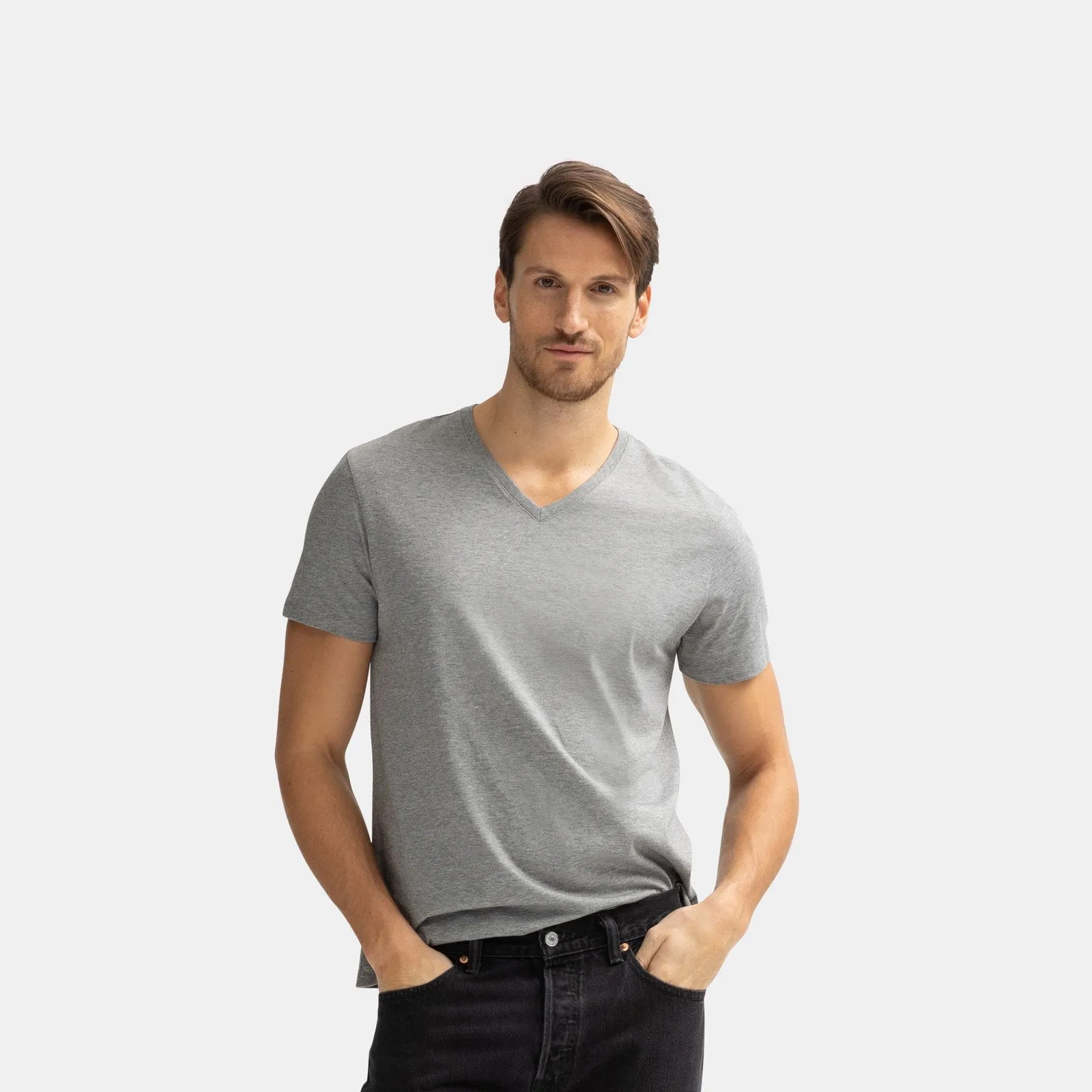 Men's Pima Cotton V-Neck T-Shirt