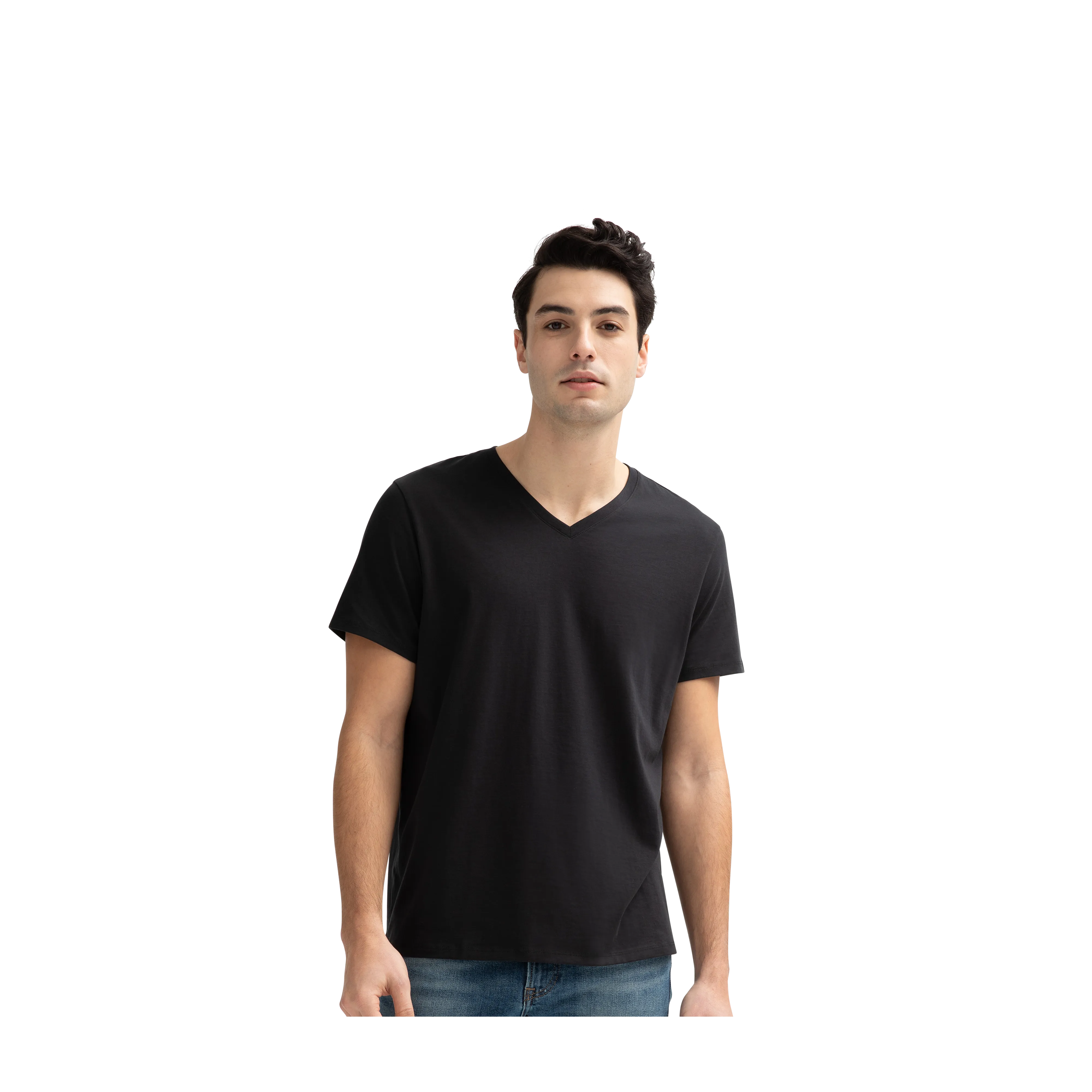 Men's Pima Cotton V-Neck T-Shirt