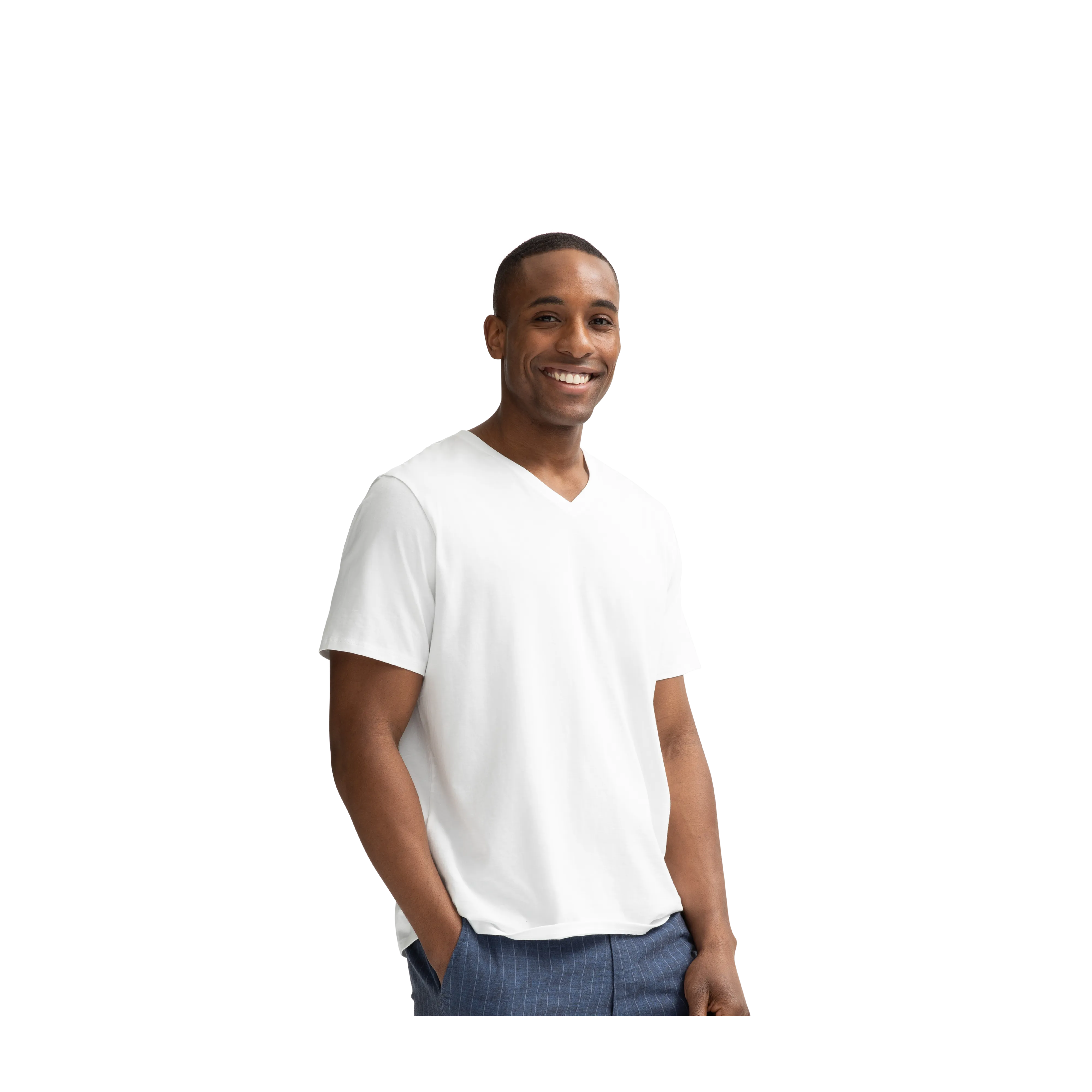 Men's Pima Cotton V-Neck T-Shirt