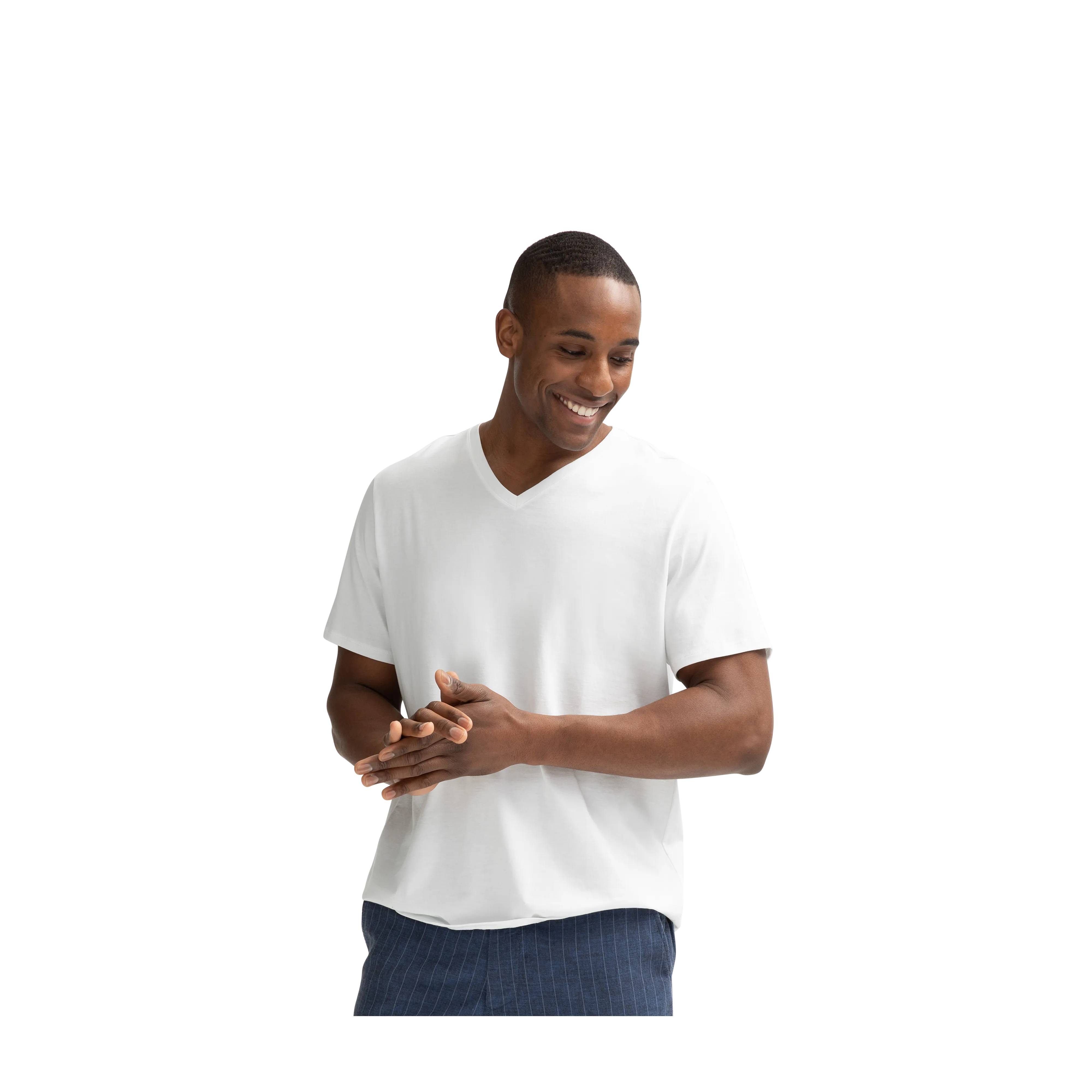 Men's Pima Cotton V-Neck T-Shirt