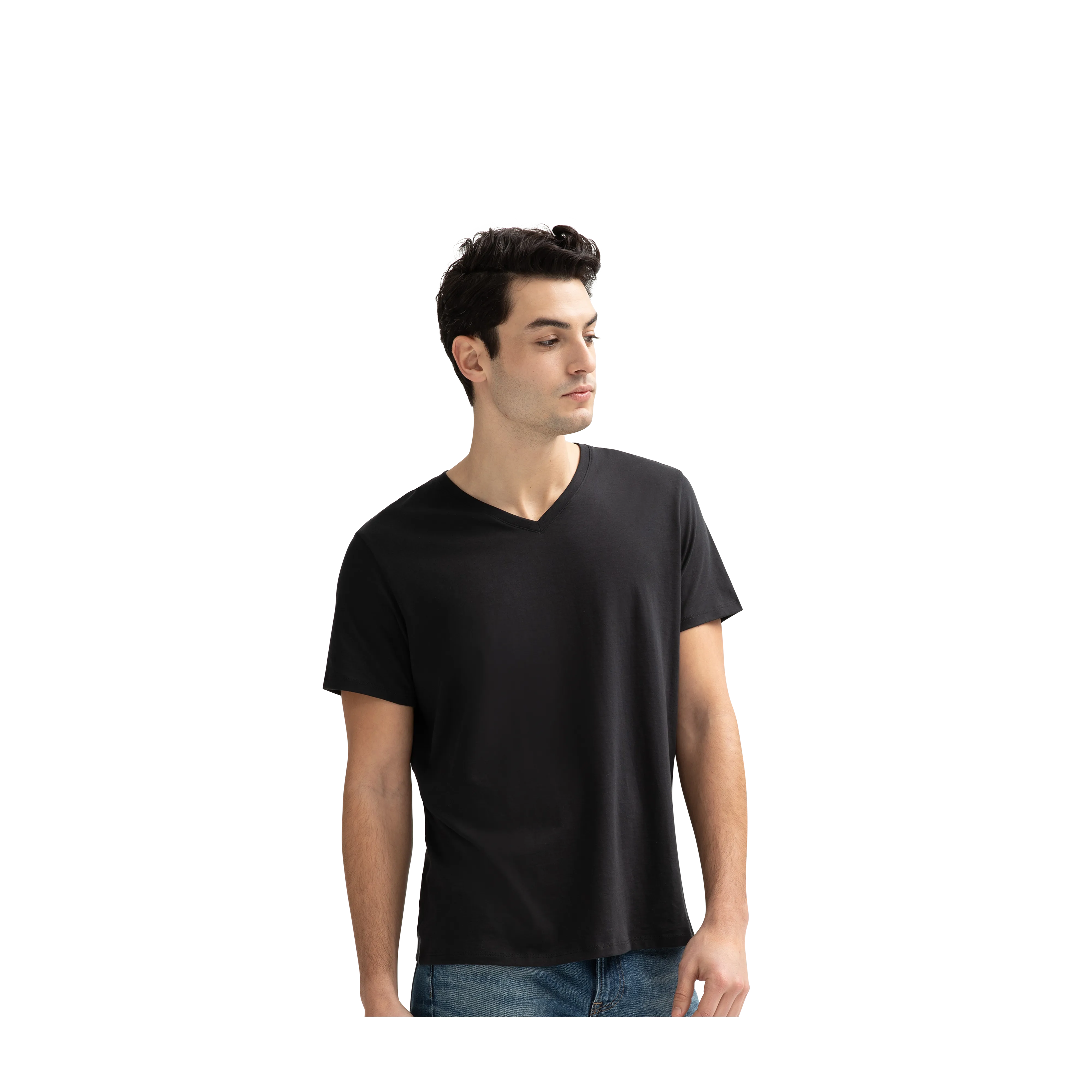 Men's Pima Cotton V-Neck T-Shirt