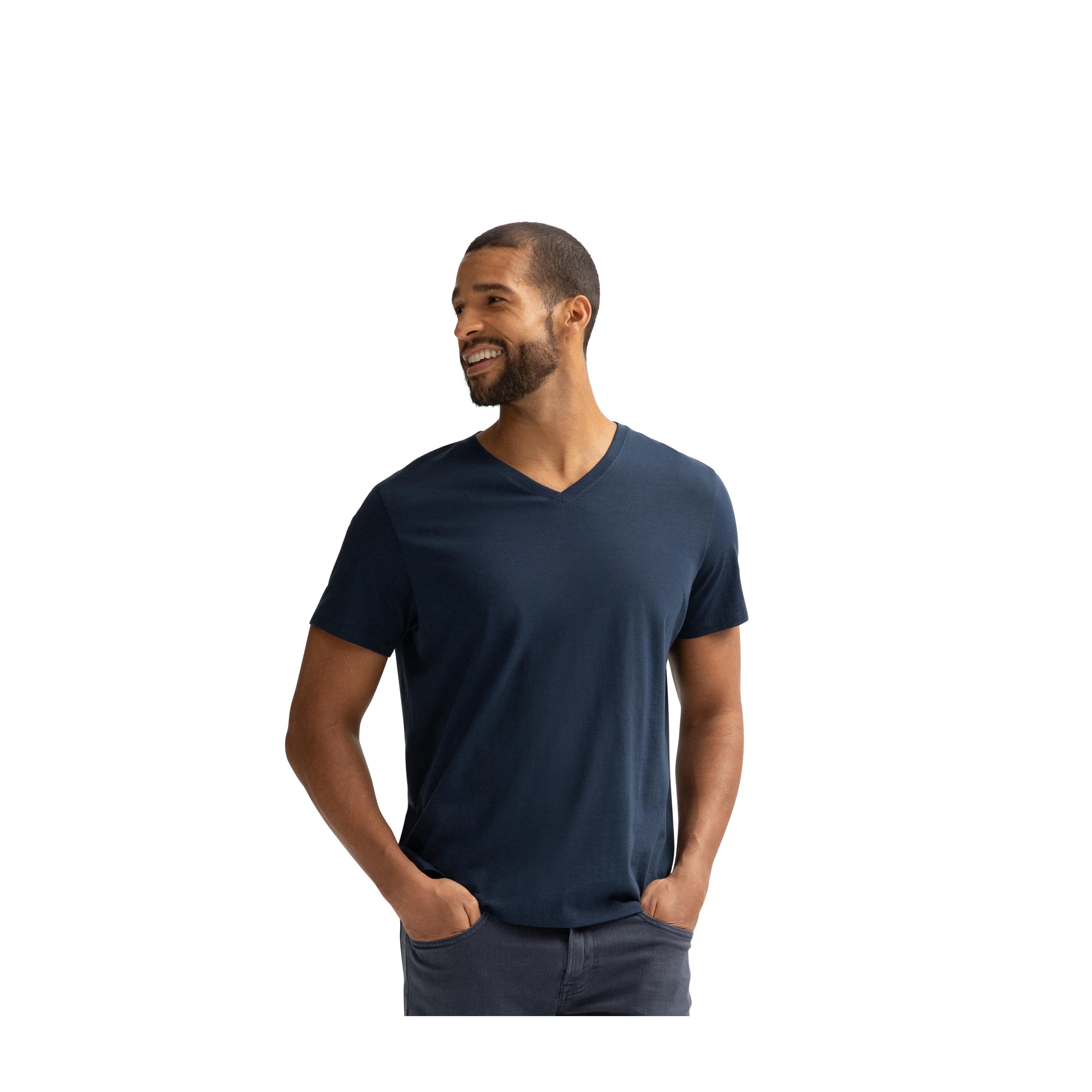 Men's Pima Cotton V-Neck T-Shirt