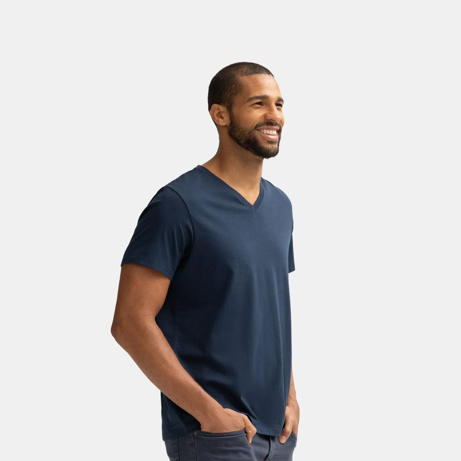 Men's Pima Cotton V-Neck T-Shirt