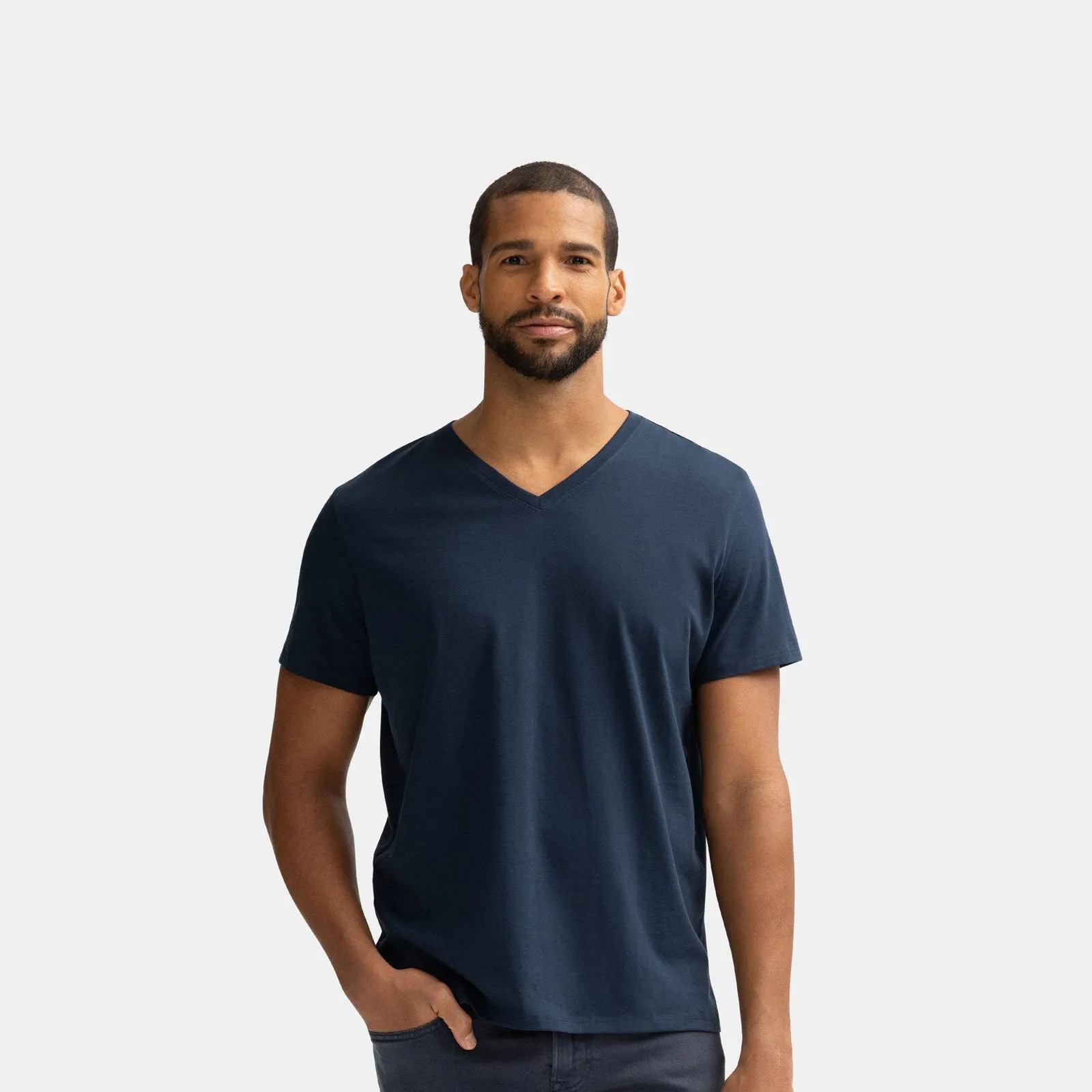 Men's Pima Cotton V-Neck T-Shirt