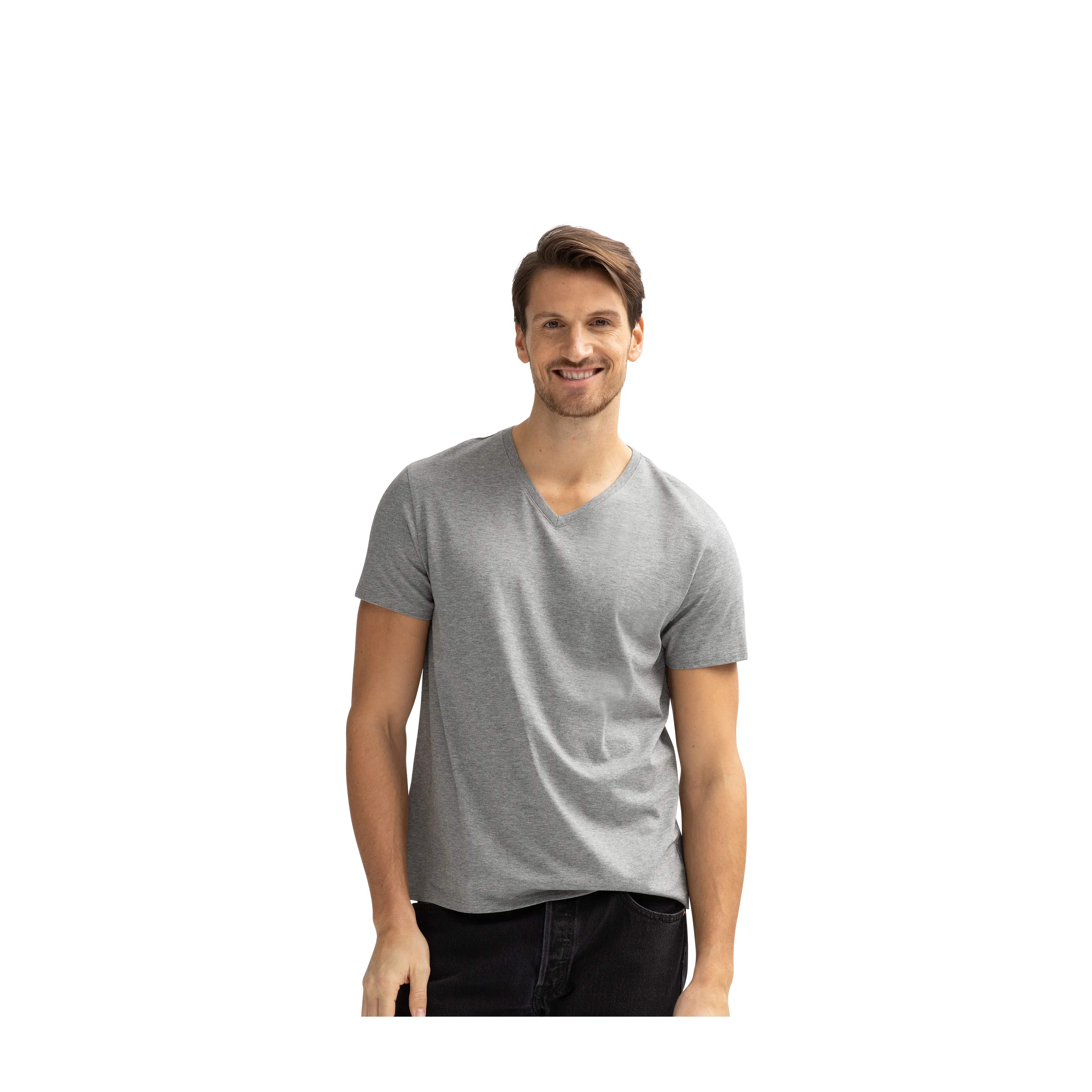 Men's Pima Cotton V-Neck T-Shirt