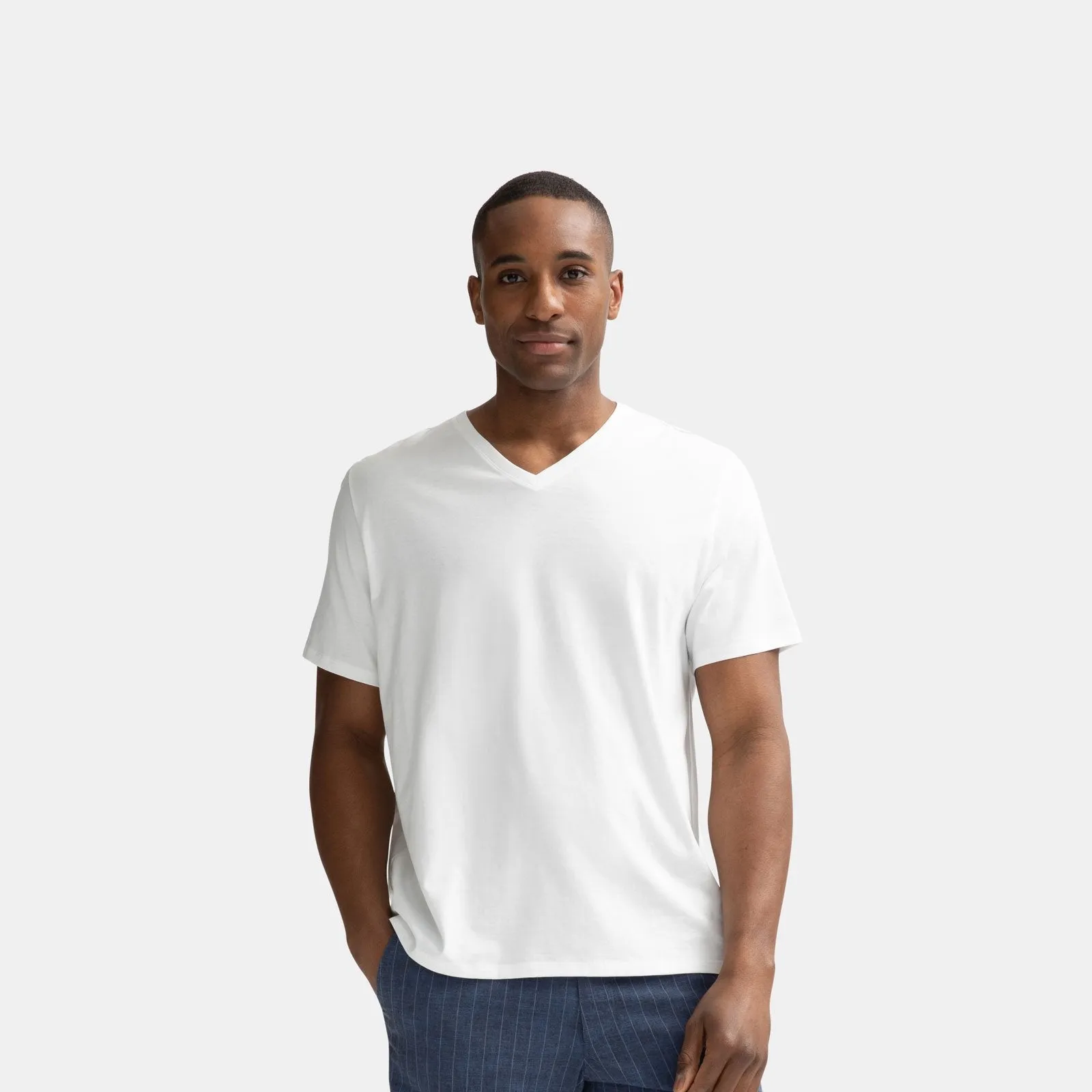 Men's Pima Cotton V-Neck T-Shirt
