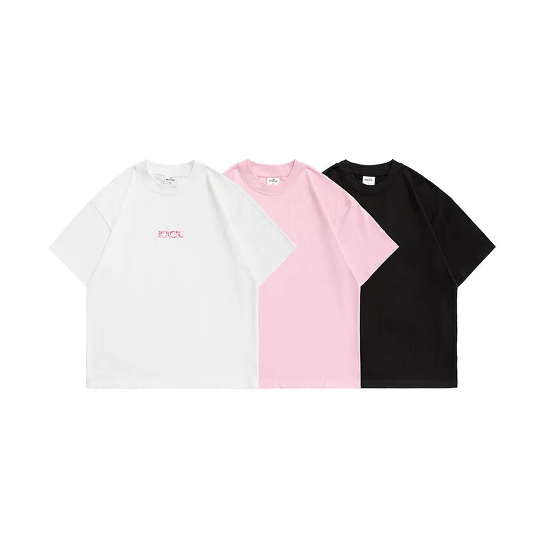 Men's T-Shirt Summer Men's Letter Printed T-shirt Casual