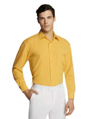 Men’s Yellow Microfiber Coloured Shirt
