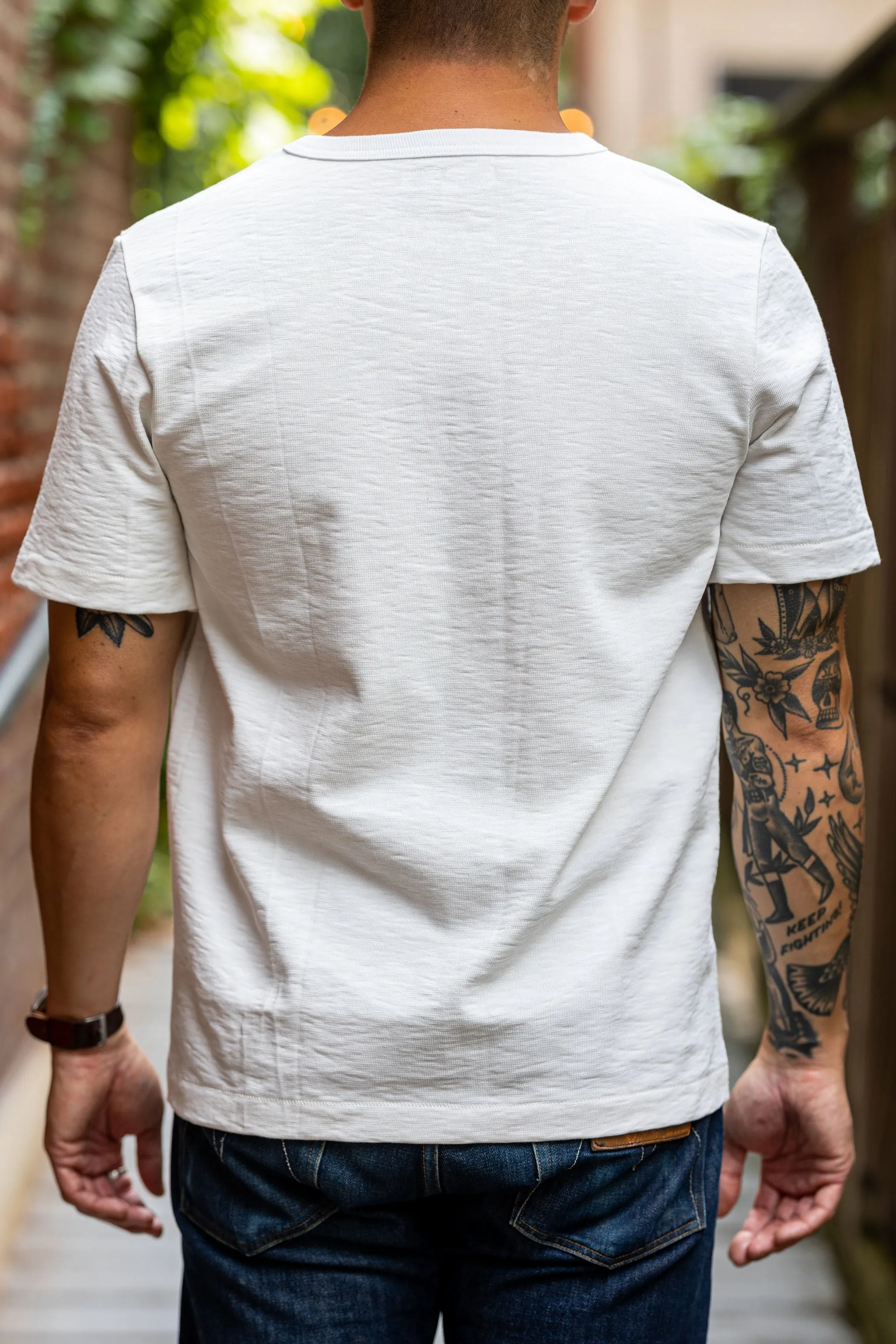 Merz b. Schwanen 2S14 Men's Crew Neck T-Shirt - White