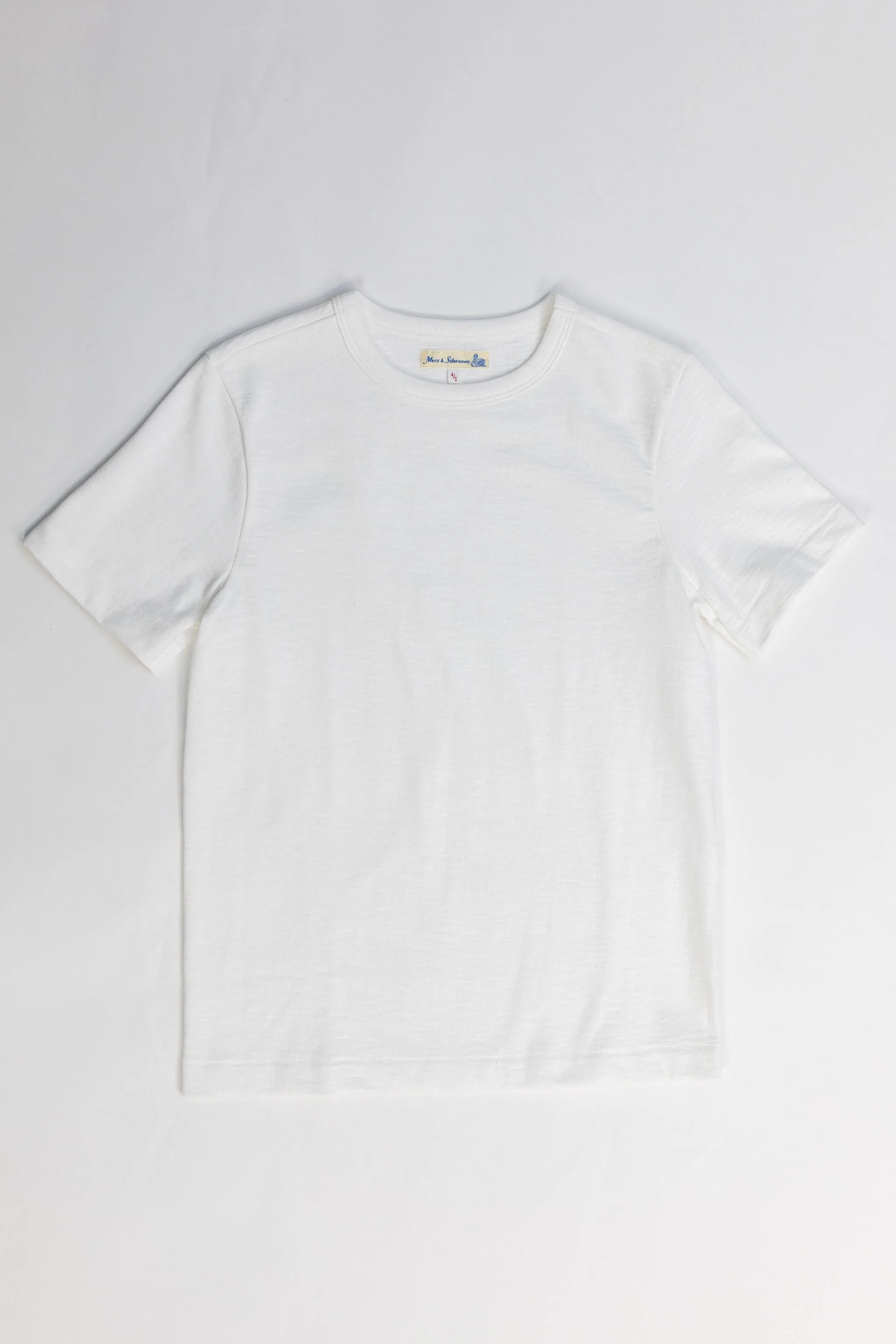 Merz b. Schwanen 2S14 Men's Crew Neck T-Shirt - White