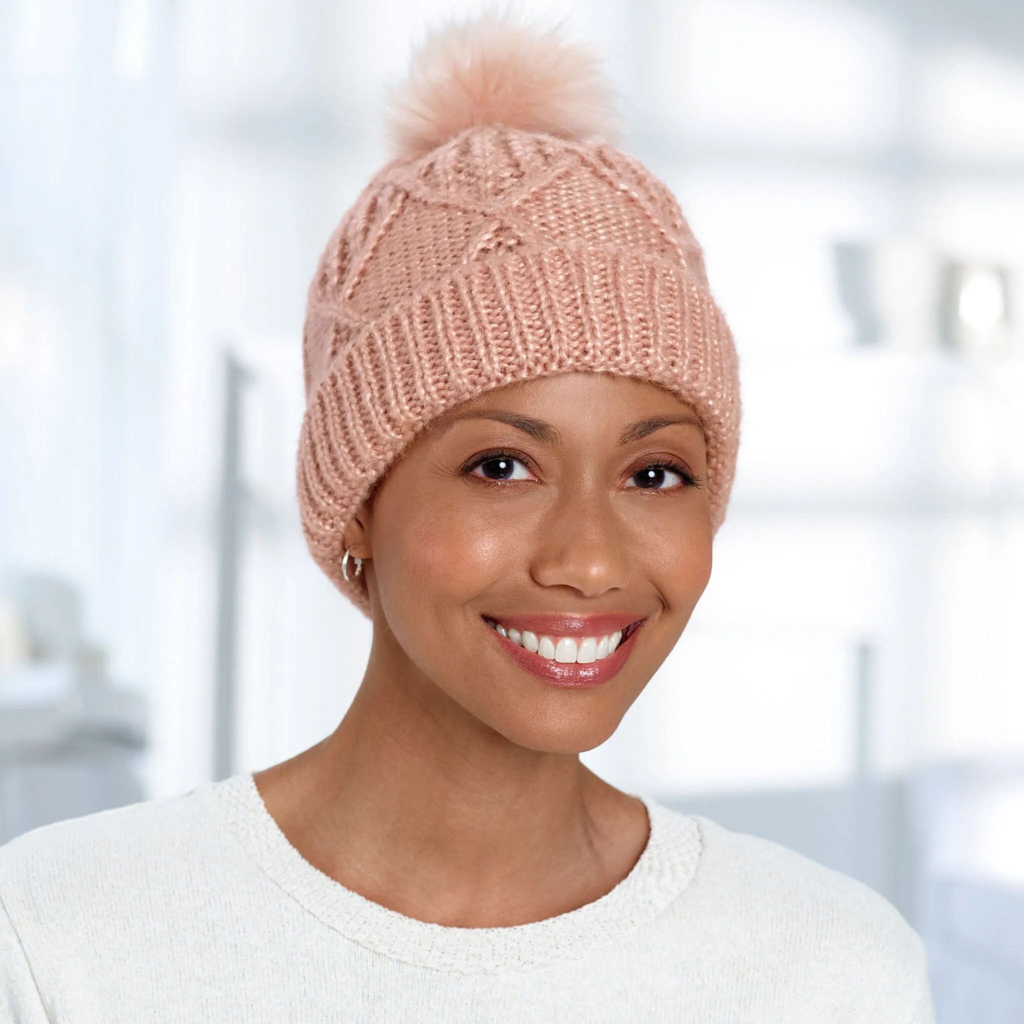 Metallic Yarn Beanie