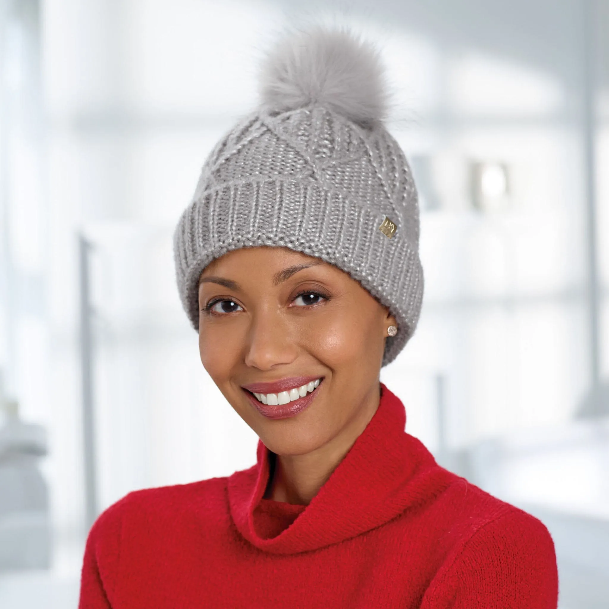Metallic Yarn Beanie