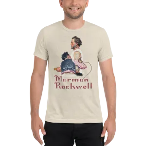 Mormon Rockwell 2.0 Cutout tri-blend T-shirt