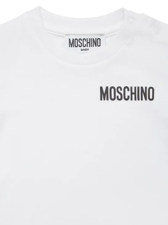 Moschino   Cotton jersey t-shirt &amp; sweat jumpsuit 