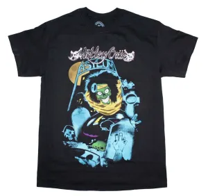 Motley Crue Graveyard Vintage Inspired Mens T Shirt Black