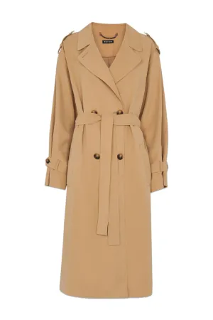 Neutral Riley Trench Coat
