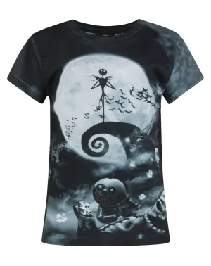 Nightmare Before Christmas Characters Sublimation Girl's T-Shirt
