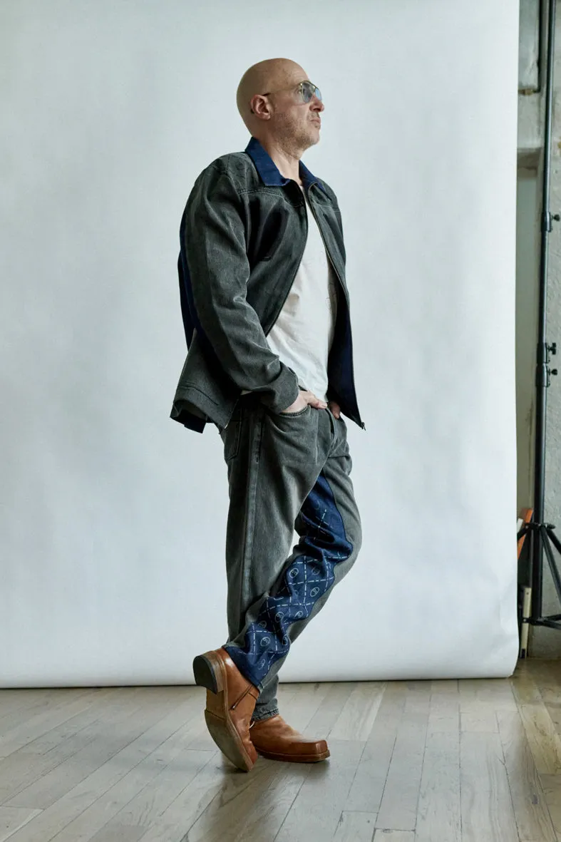 Nocturnal apollo BK   Saturnino jeans - upcycled garment