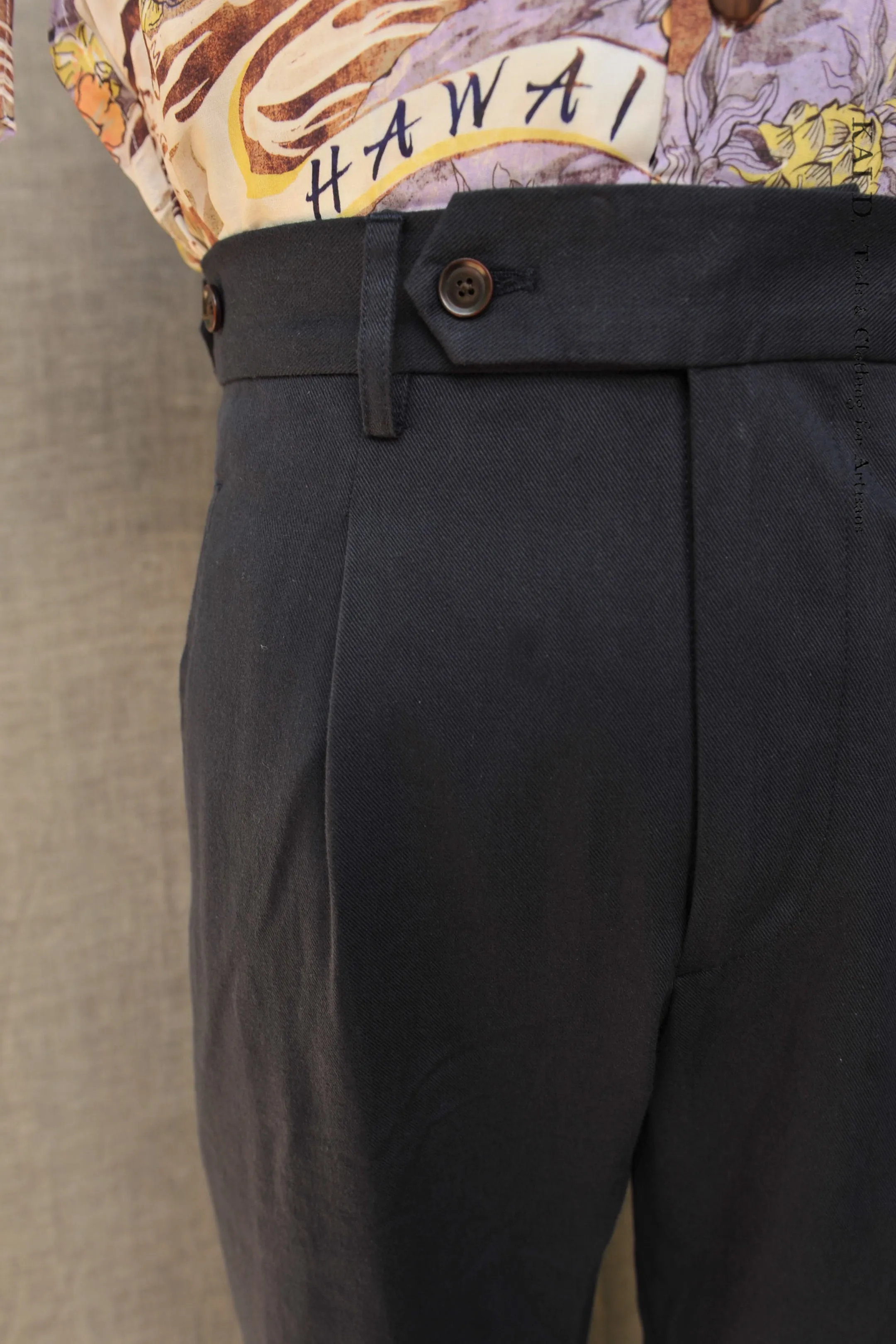 Novelist Trousers - Organic Cotton Twill - 30, 32, 34, 38