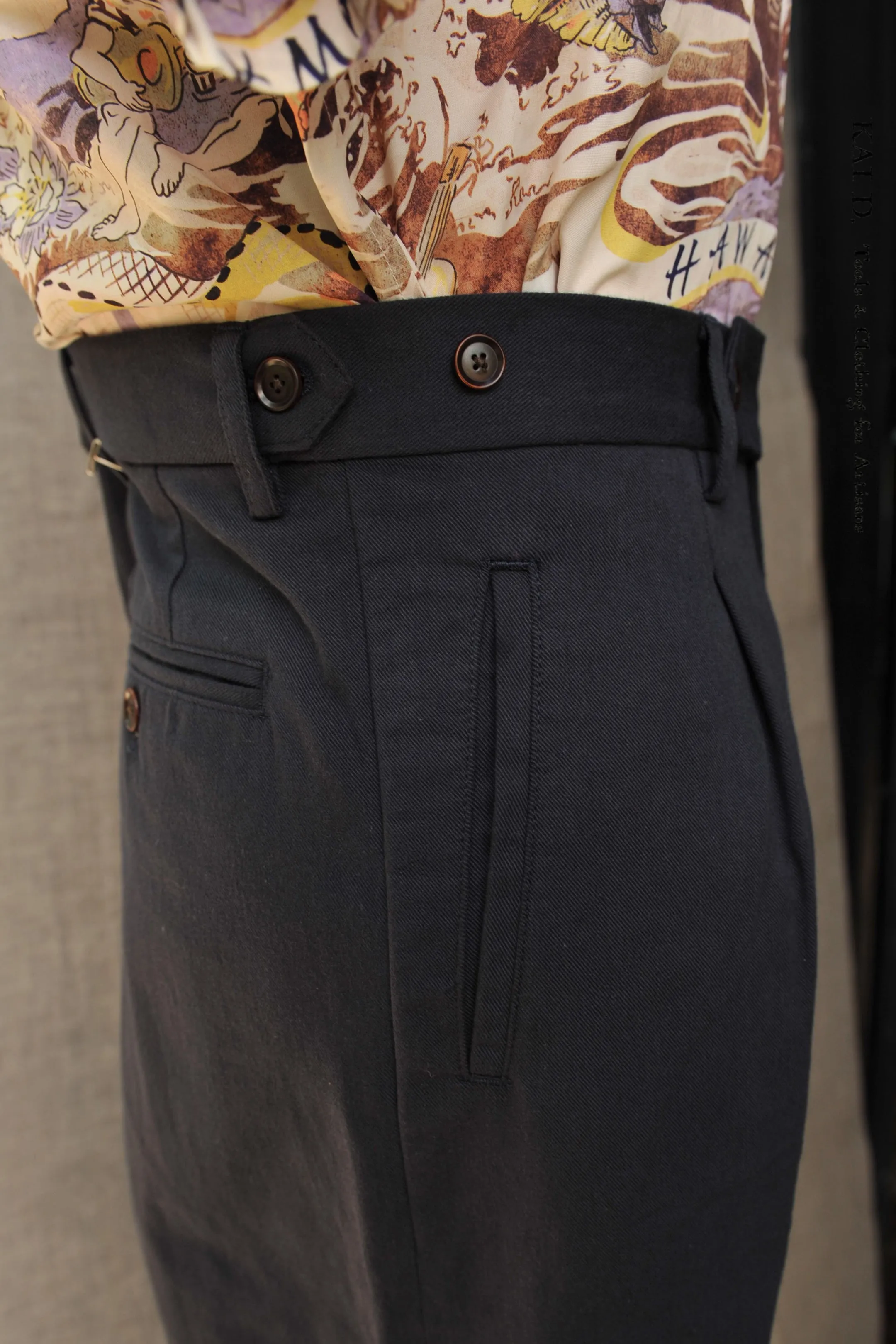 Novelist Trousers - Organic Cotton Twill - 30, 32, 34, 38