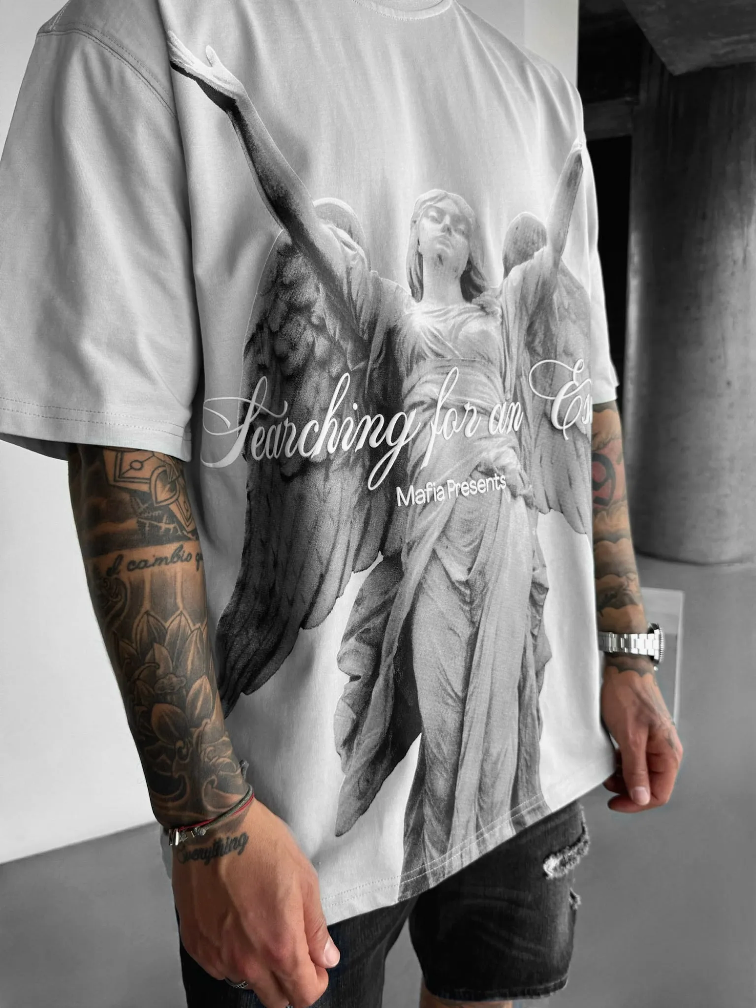 Oversize Escape T-shirt - Grey