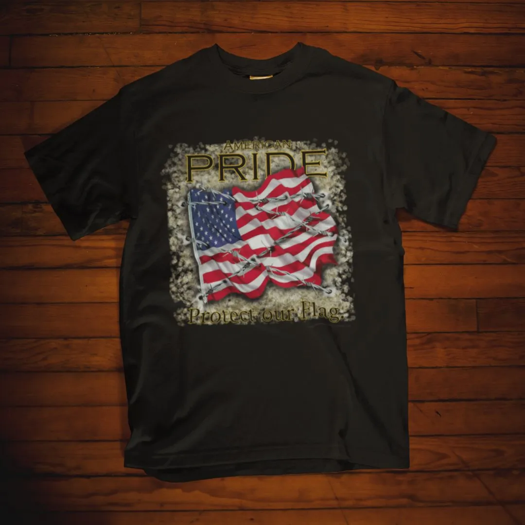 Patriotic American Pride Protect Our Flag Unisex T-Shirt