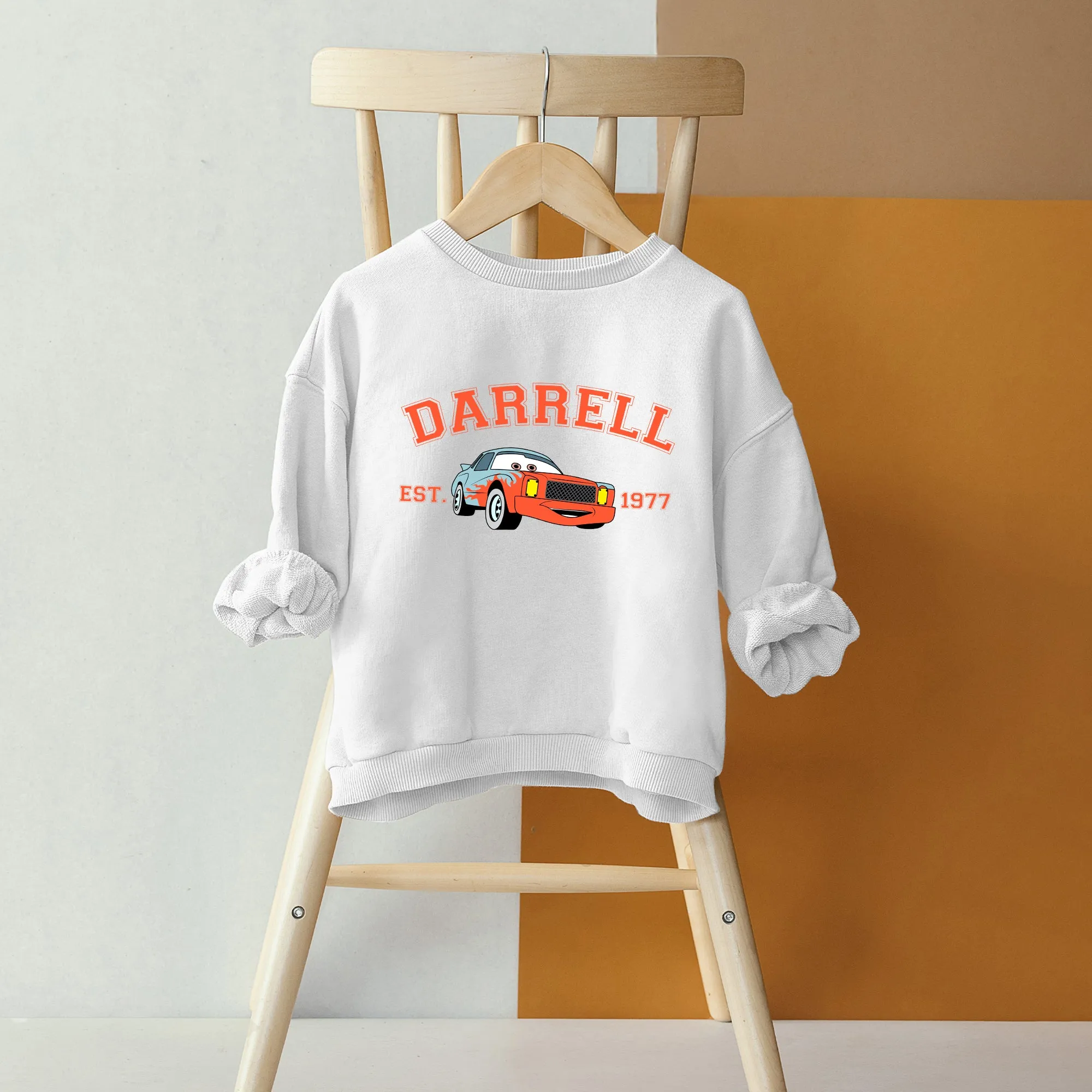 Personalized Disney Cars Darrell Toddler Sweatshirt