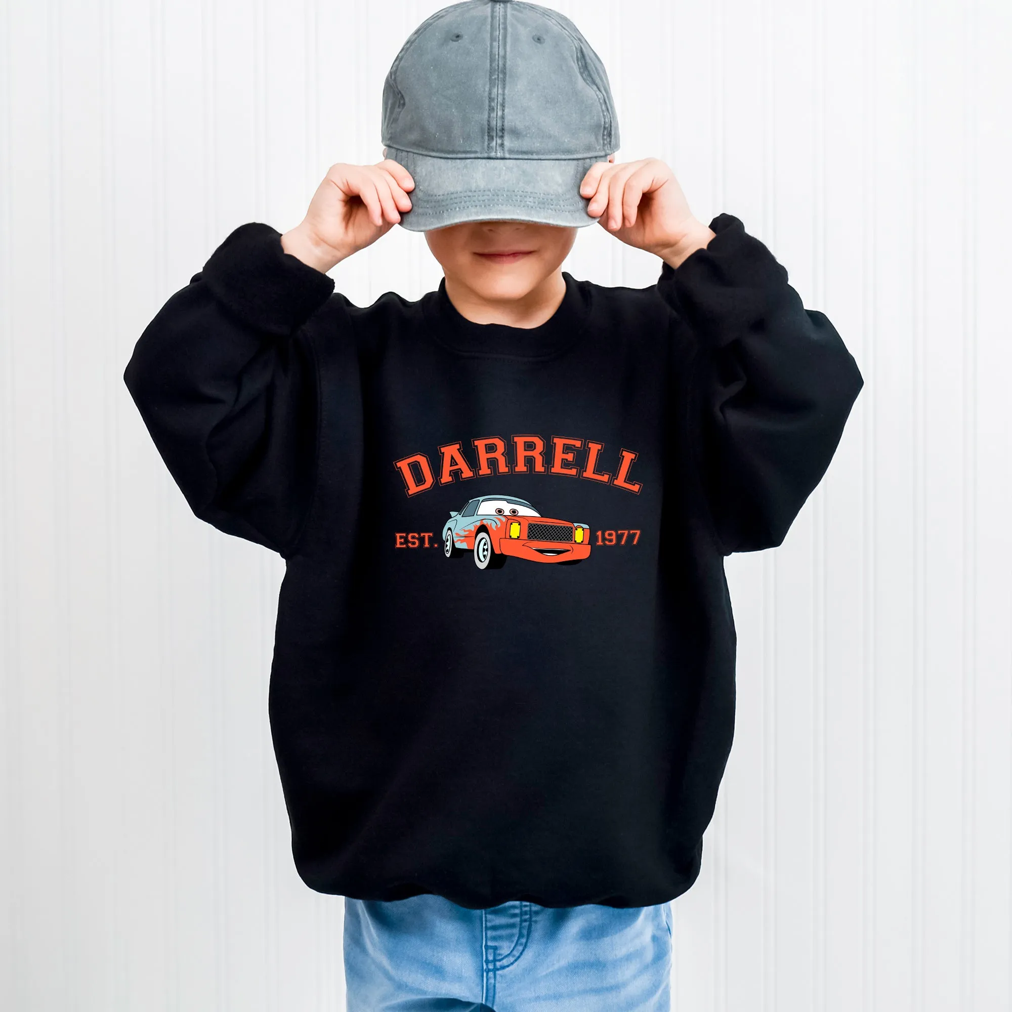 Personalized Disney Cars Darrell Toddler Sweatshirt
