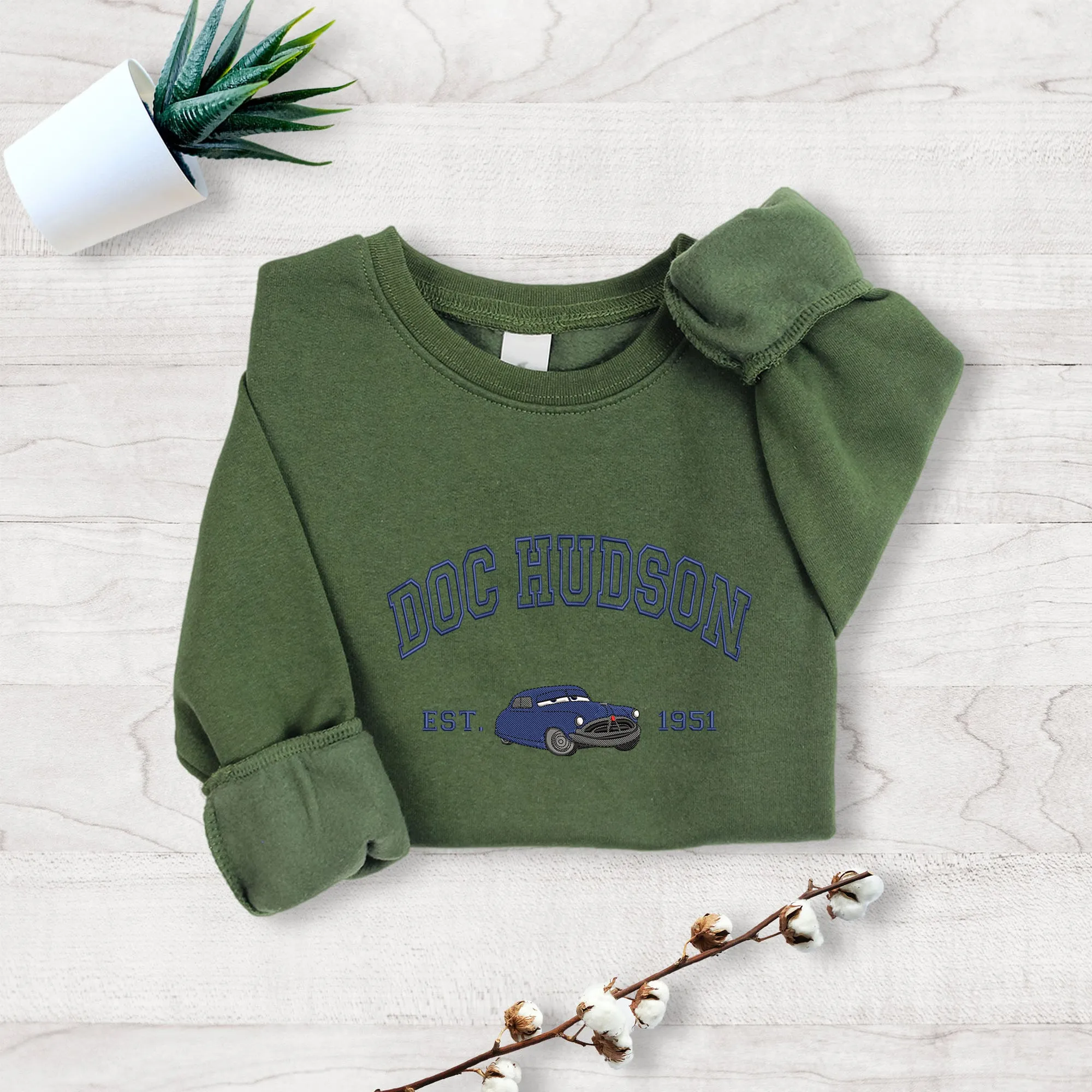 Personalized Disney Cars Doc Hudson Embroidered Toddler Sweatshirt