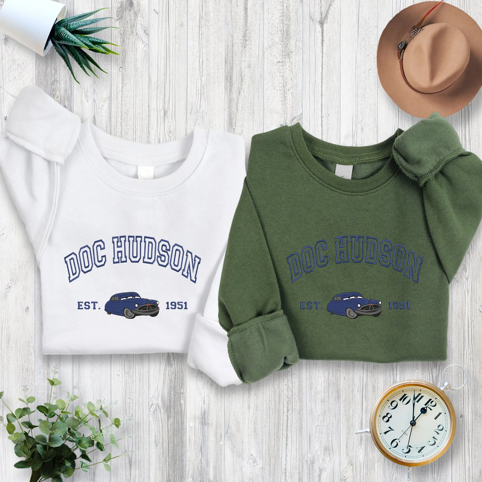 Personalized Disney Cars Doc Hudson Embroidered Toddler Sweatshirt