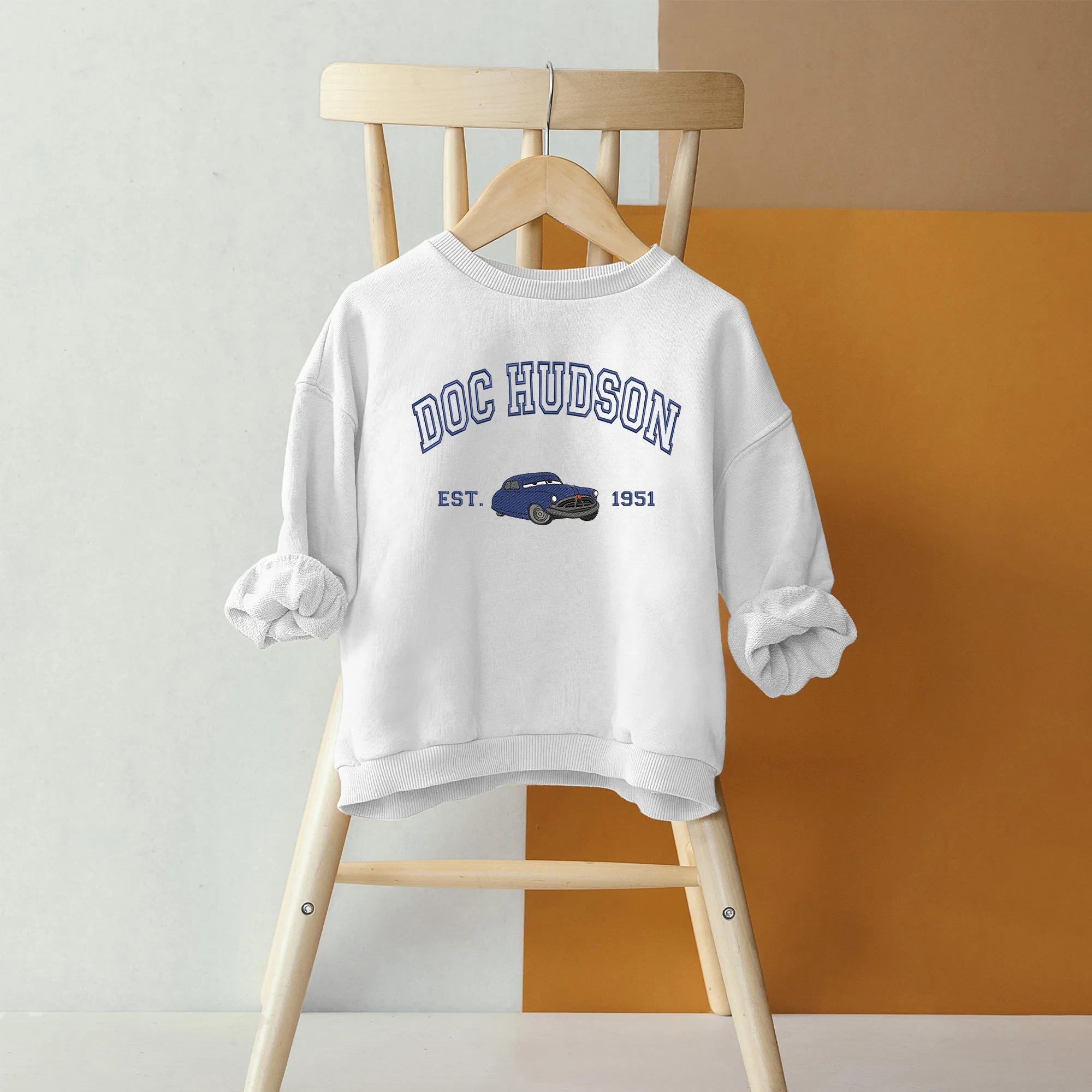 Personalized Disney Cars Doc Hudson Embroidered Toddler Sweatshirt