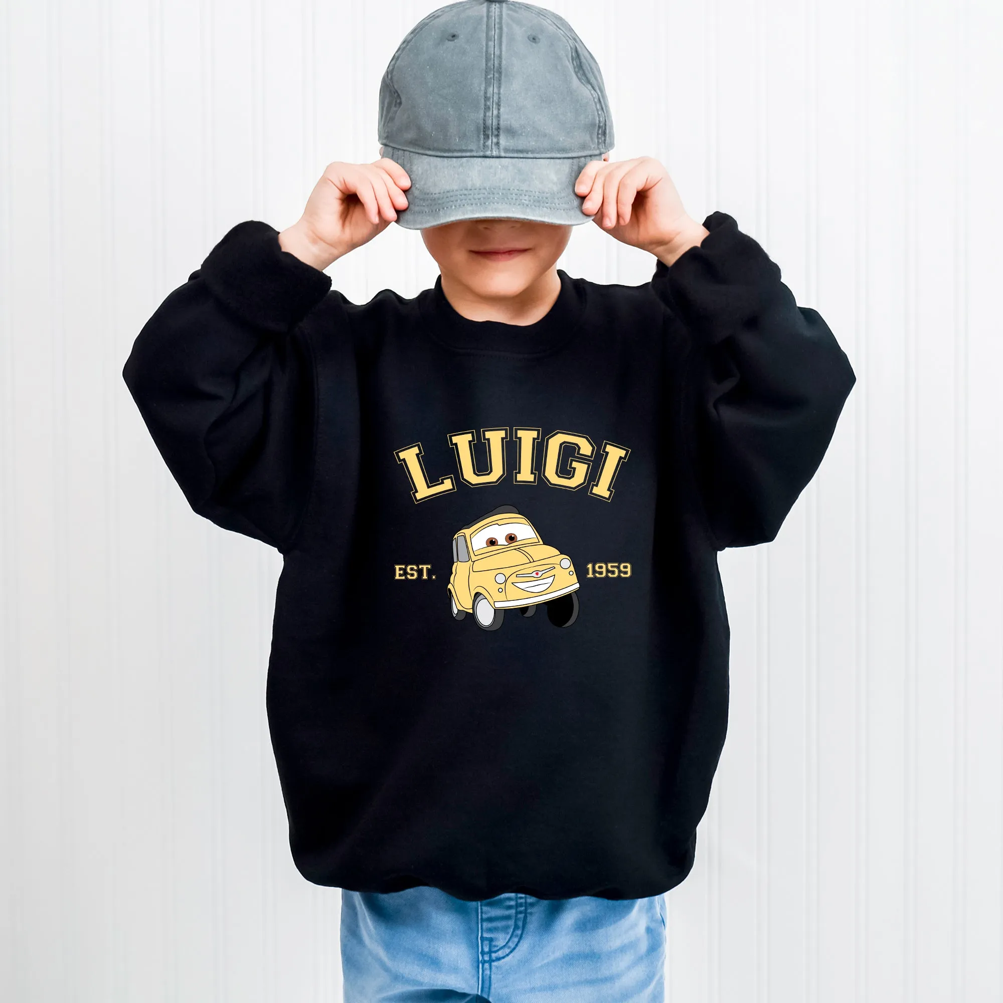 Personalized Disney Cars Luigi Toddler Sweatshirt