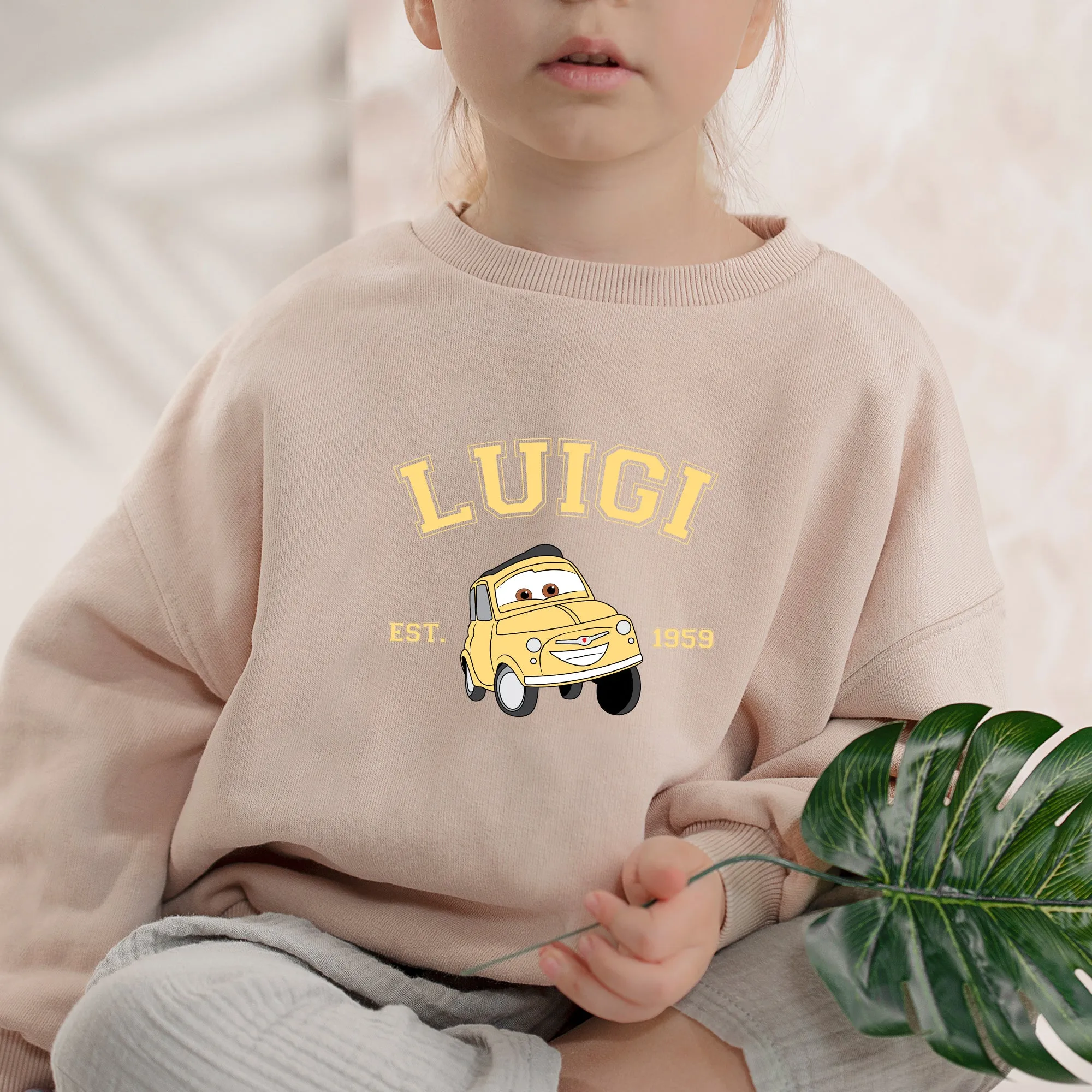Personalized Disney Cars Luigi Toddler Sweatshirt
