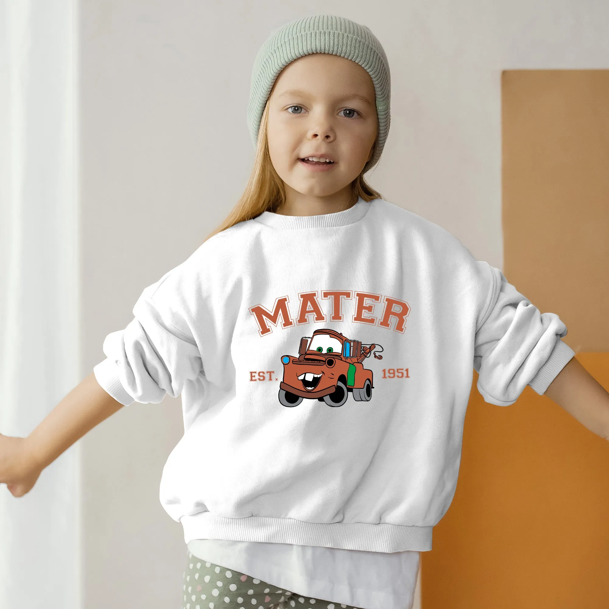 Personalized Disney Cars Mater Toddler Sweatshirt
