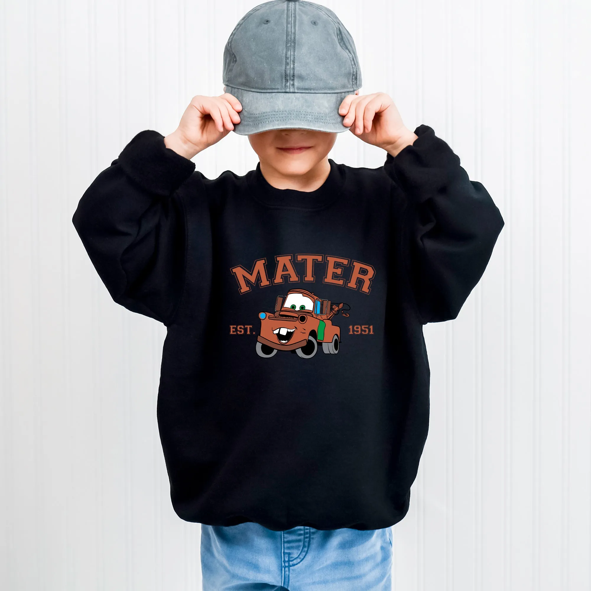 Personalized Disney Cars Mater Toddler Sweatshirt