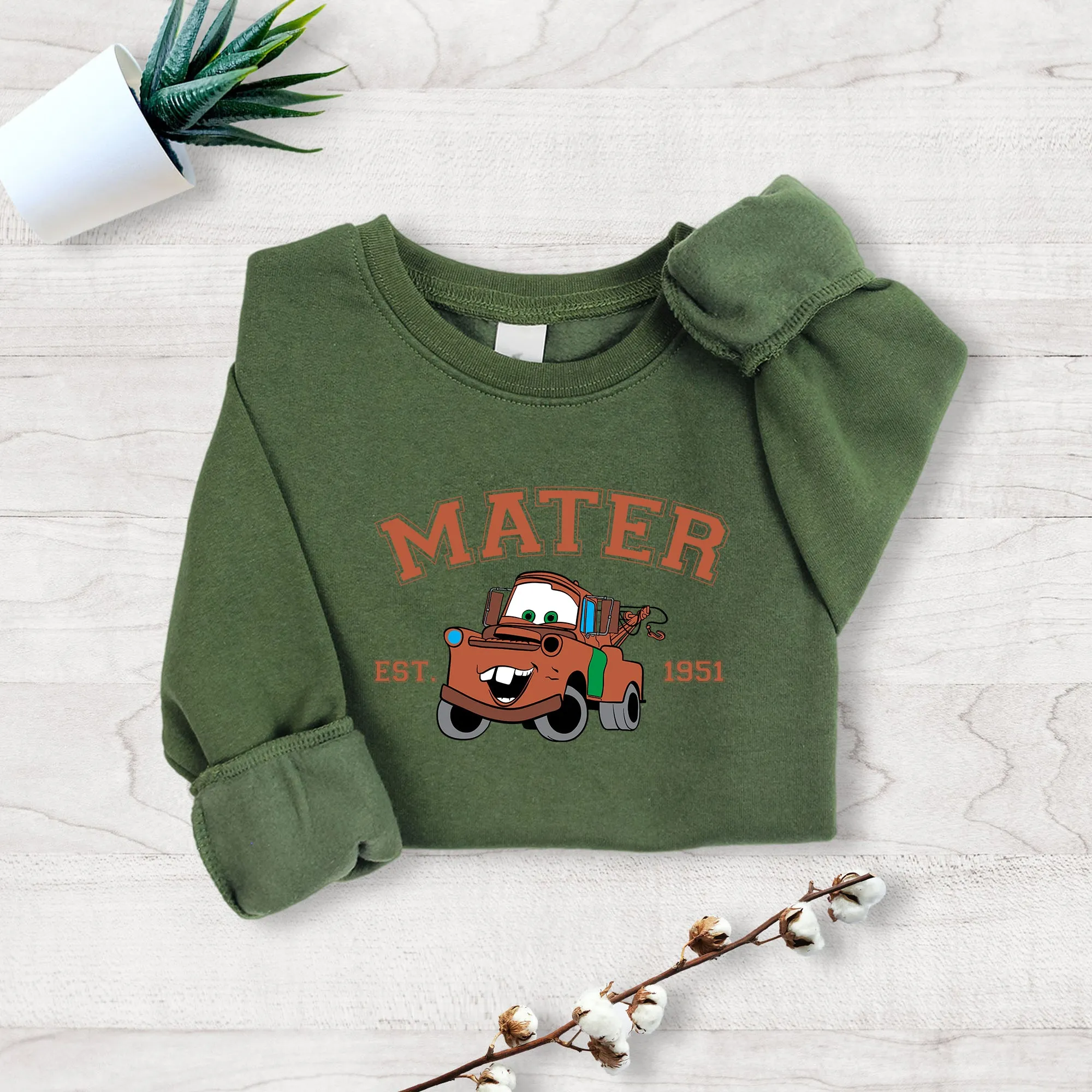 Personalized Disney Cars Mater Toddler Sweatshirt